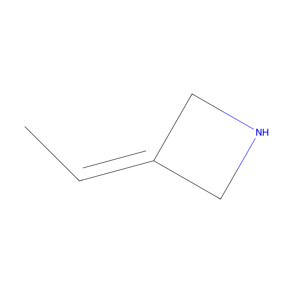 3-Ethylideneazetidine molecular structure, CAS 1508727-13-6