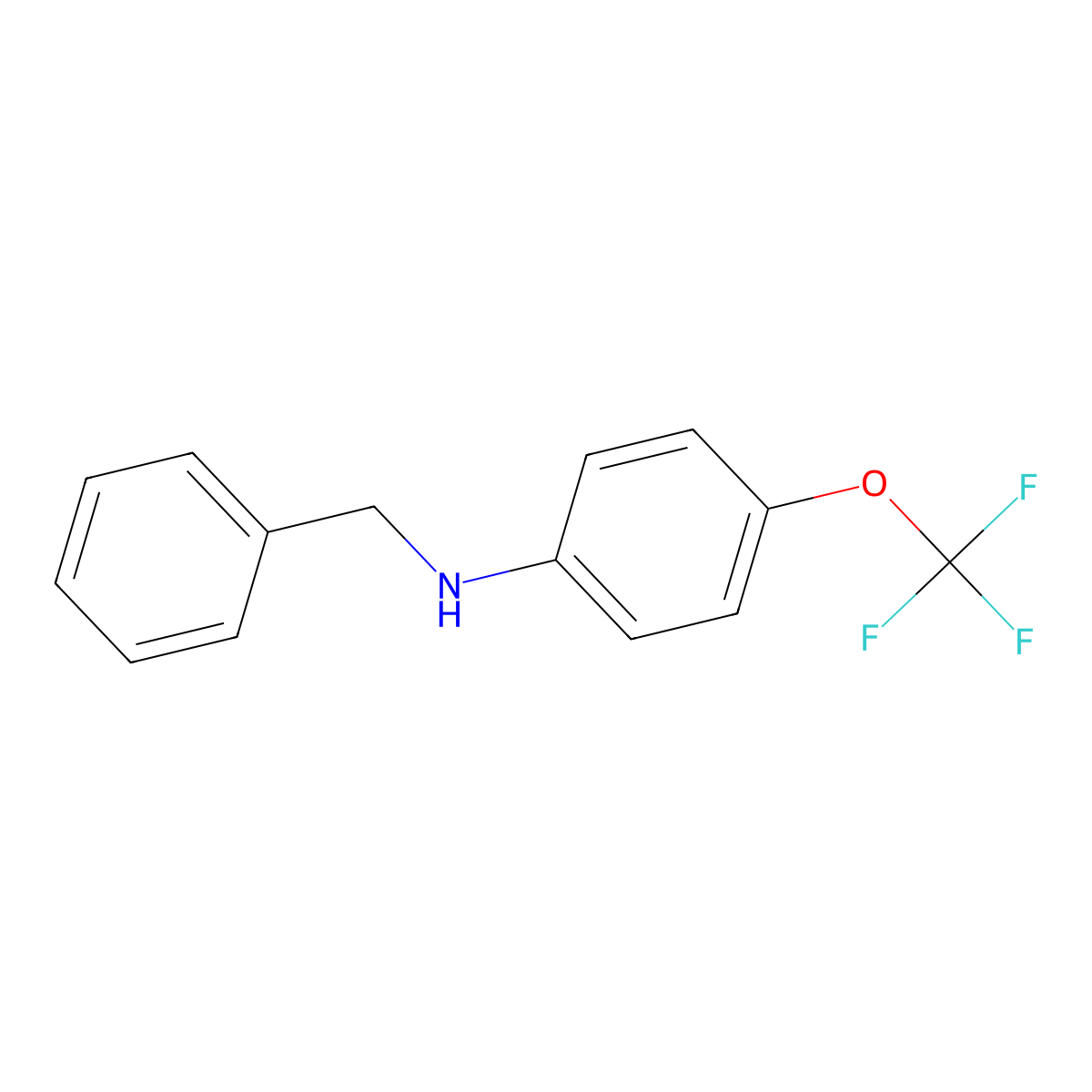 N-Benzyl-4-(trifluoromethoxy)aniline molecular structure, CAS 150879-97-3