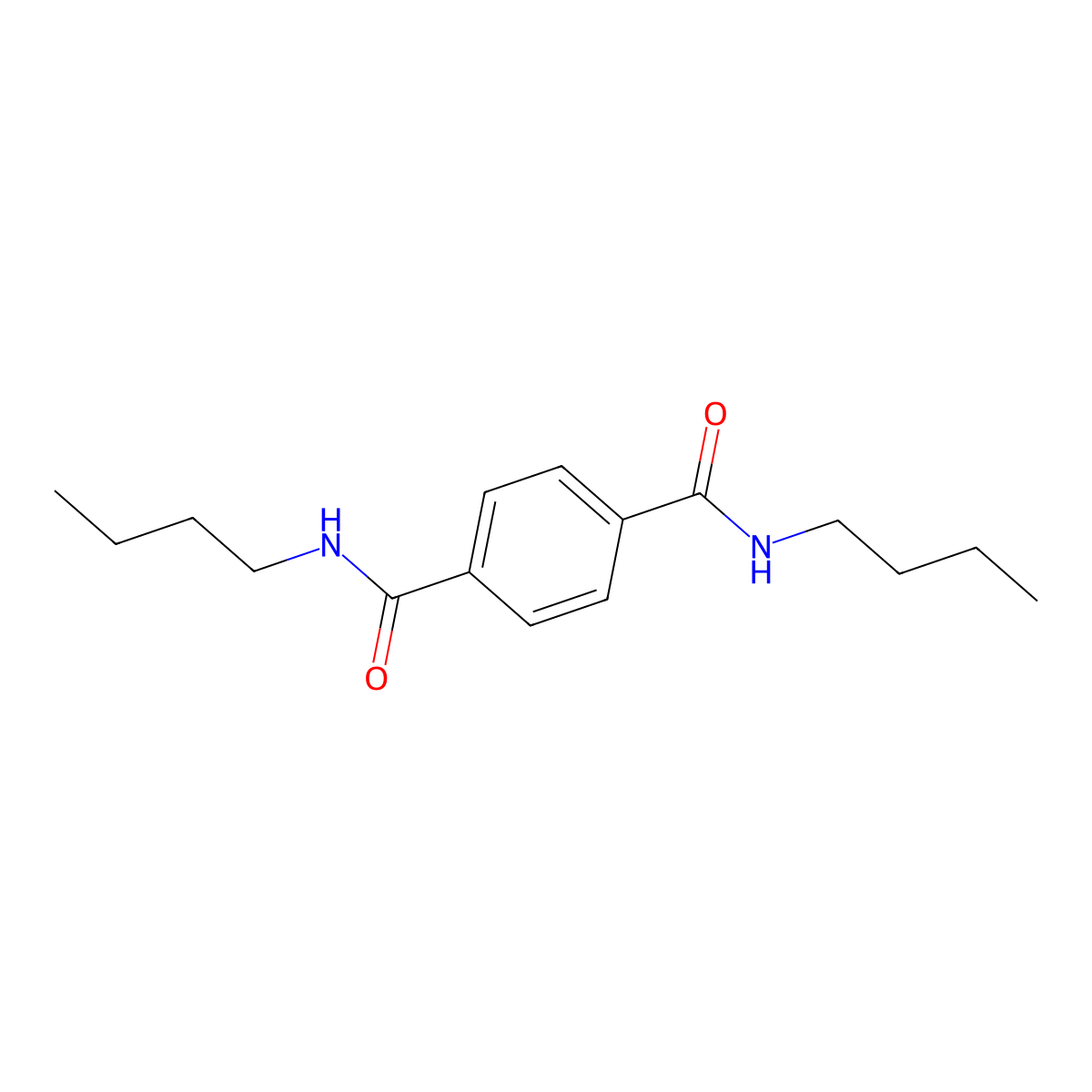 N,N'-dibutylbenzene-1,4-dicarboxamide molecular structure, CAS 15088-23-0