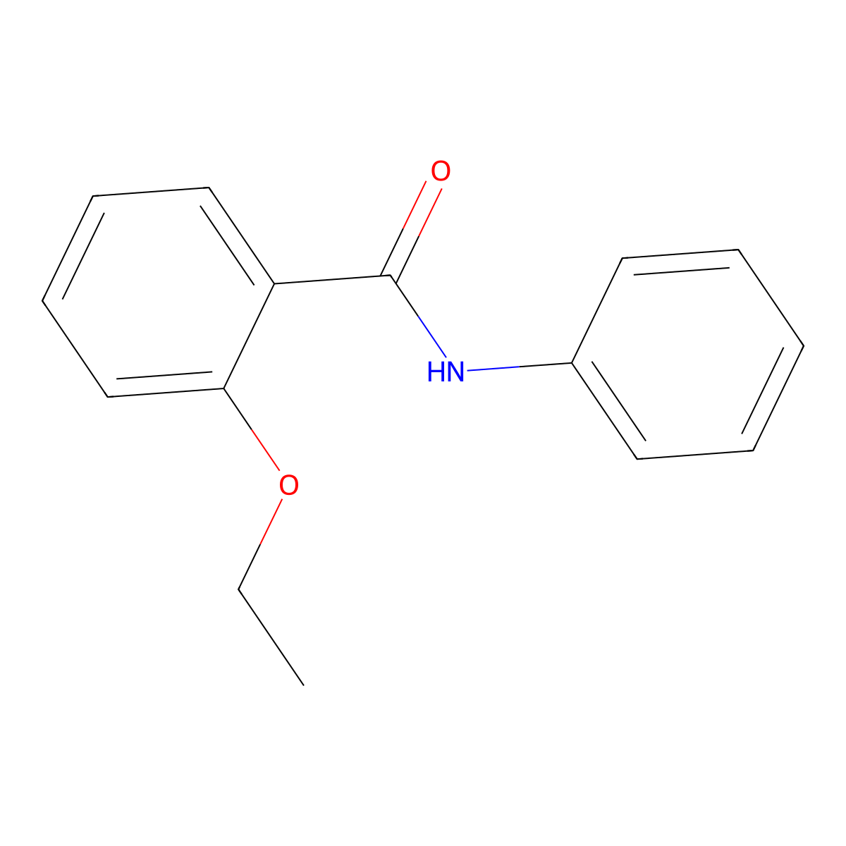 2-ethoxy-N-phenylbenzamide molecular structure, CAS 15088-81-0
