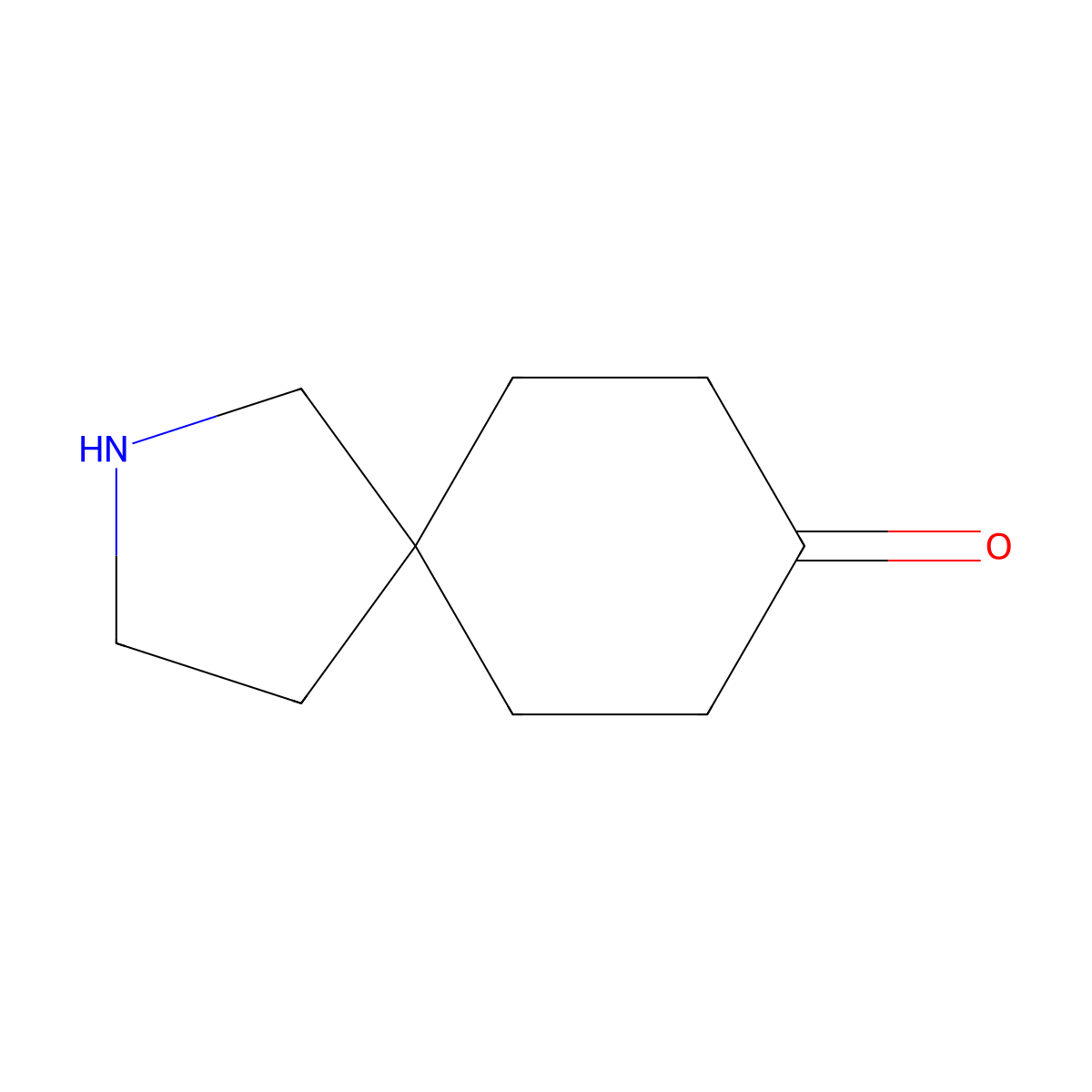 2-Azaspiro[4.5]decan-8-one molecular structure, CAS 1508836-95-0