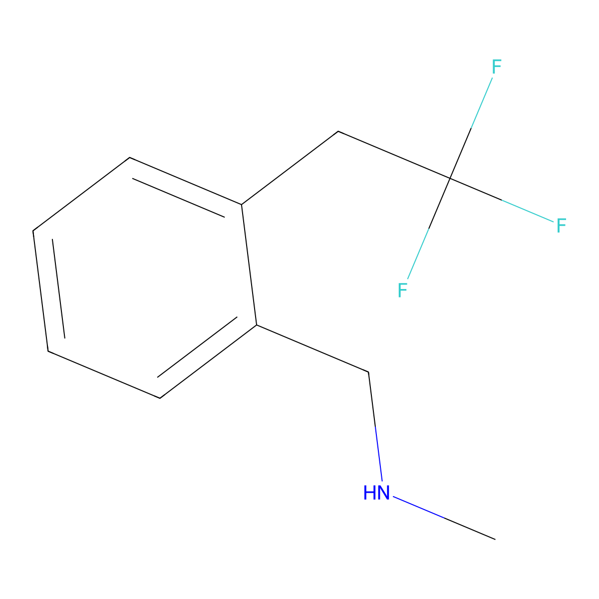 Methyl({[2-(2,2,2-trifluoroethyl)phenyl]methyl})amine molecular structure, CAS 1508876-93-4