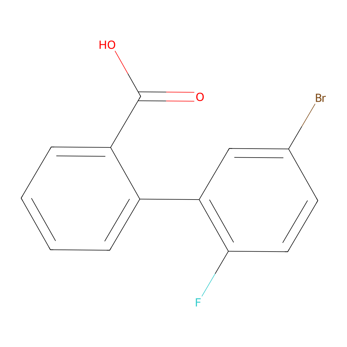 5'-Bromo-2'-fluoro-[1,1'-biphenyl]-2-carboxylic acid molecular structure, CAS 1508967-94-9