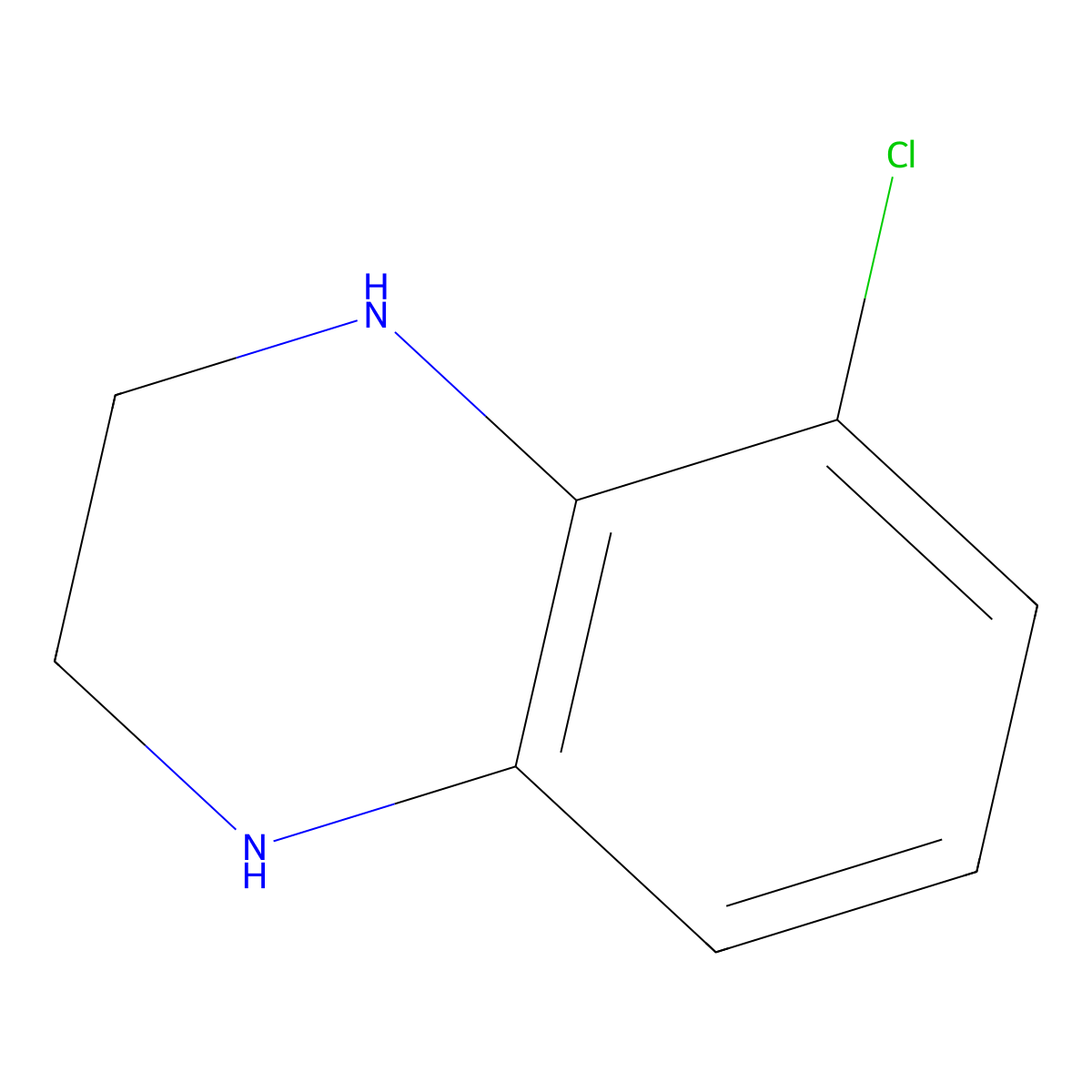 5-Chloro-1,2,3,4-tetrahydroquinoxaline molecular structure, CAS 1508981-93-8
