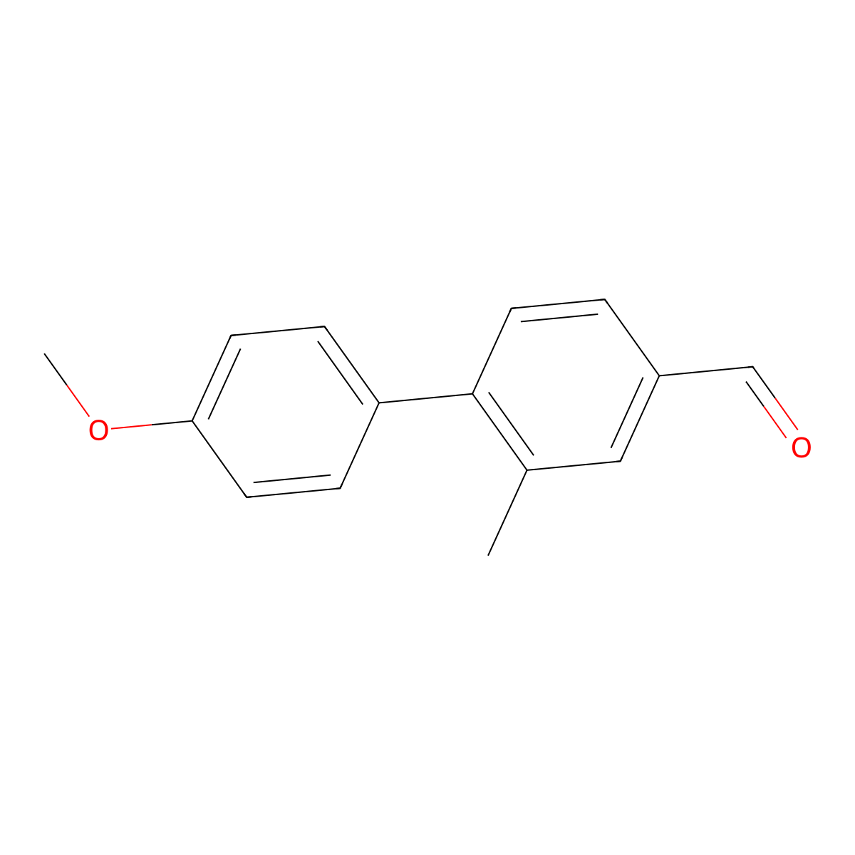 4'-Methoxy-2-methyl-[1,1'-biphenyl]-4-carbaldehyde molecular structure, CAS 1509012-61-6