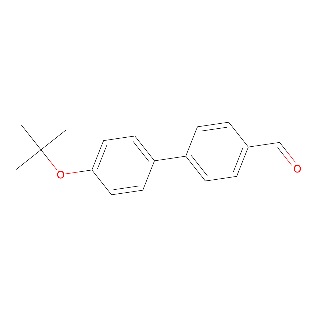 4'-(1,1-Dimethylethoxy)[1,1'-biphenyl]-4-carboxaldehyde molecular structure, CAS 1509188-42-4