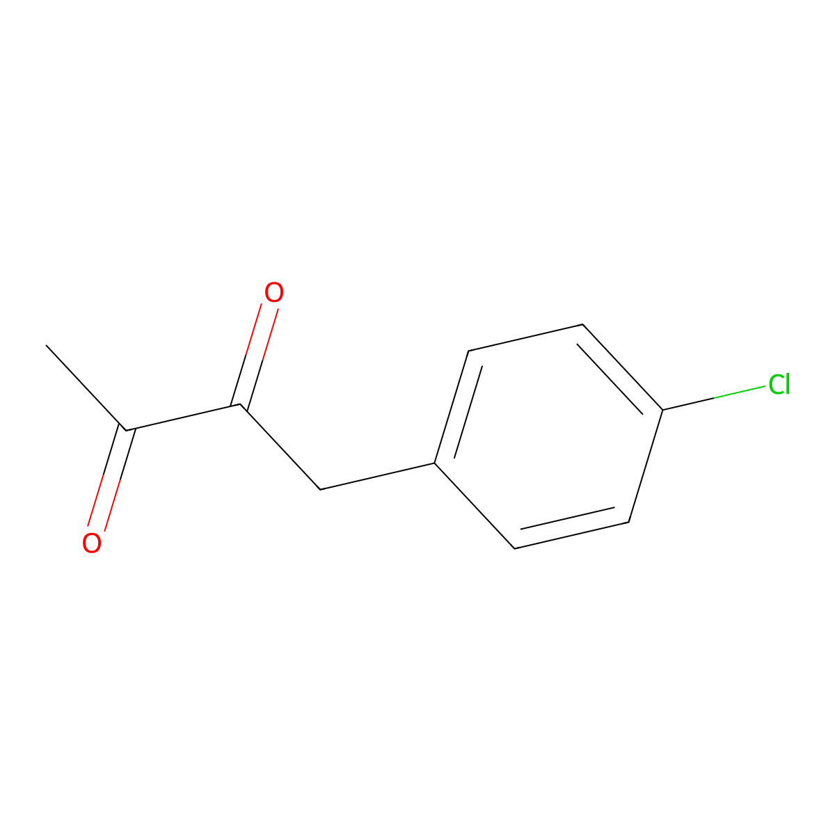1-(4-Chlorophenyl)butane-2,3-dione molecular structure, CAS 1509274-96-7