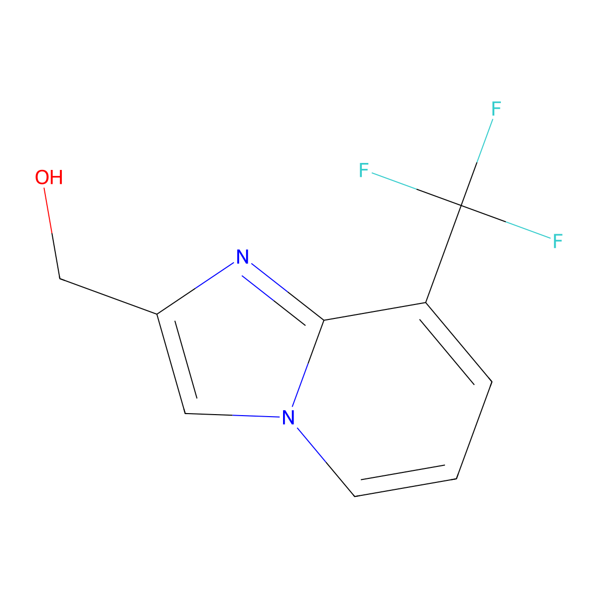 (8-(Trifluoromethyl)imidazo[1,2-a]pyridin-2-yl)methanol molecular structure, CAS 1509318-69-7