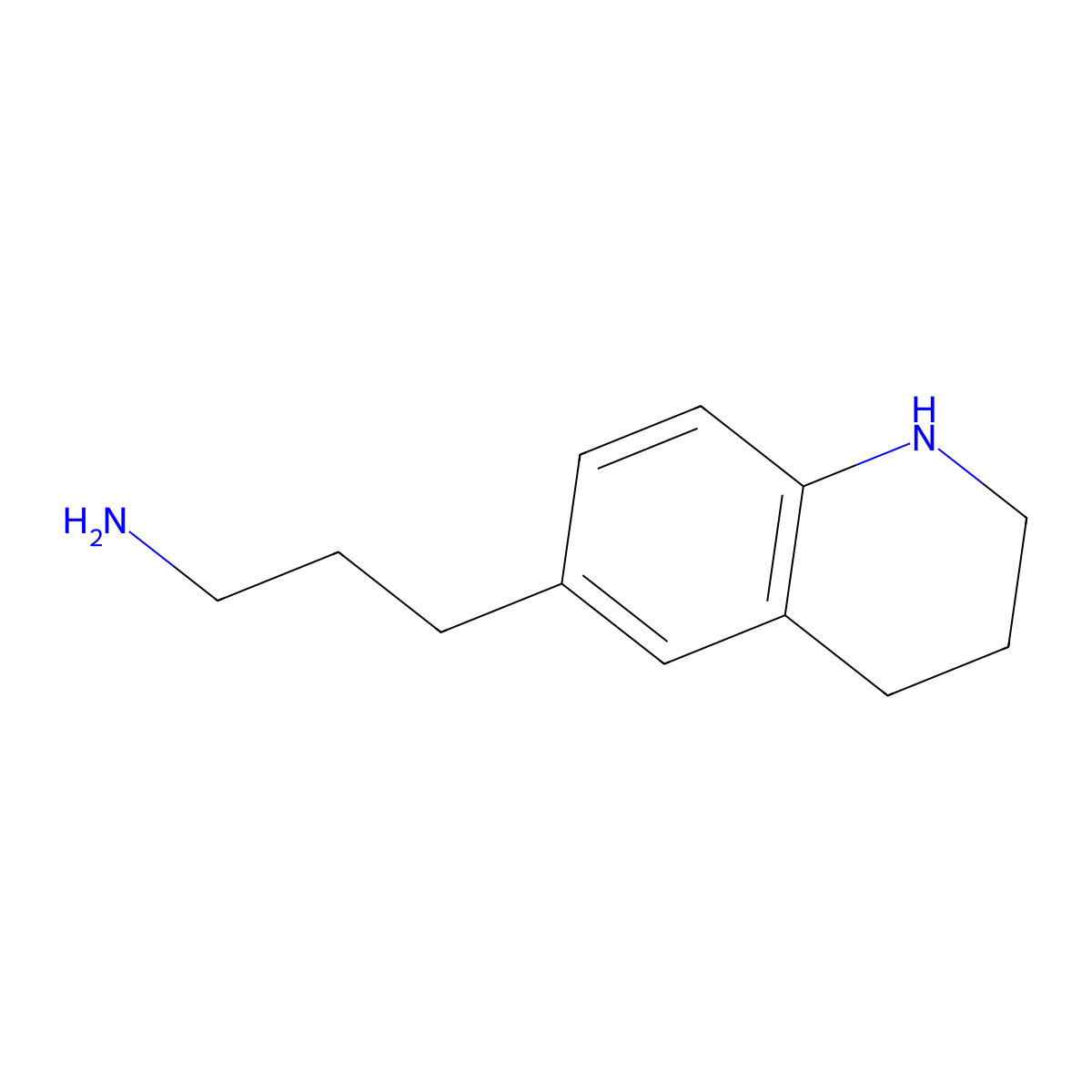 3-(1,2,3,4-Tetrahydroquinolin-6-yl)propan-1-amine molecular structure, CAS 1509355-54-7