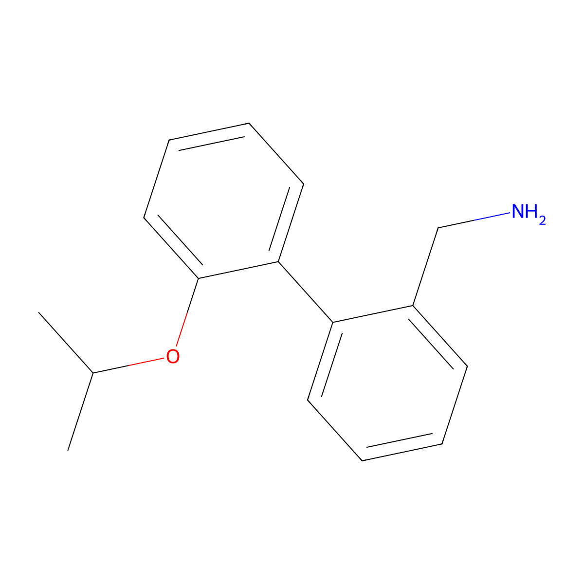 2'-(1-Methylethoxy)[1,1'-biphenyl]-2-methanamine molecular structure, CAS 1509385-45-8