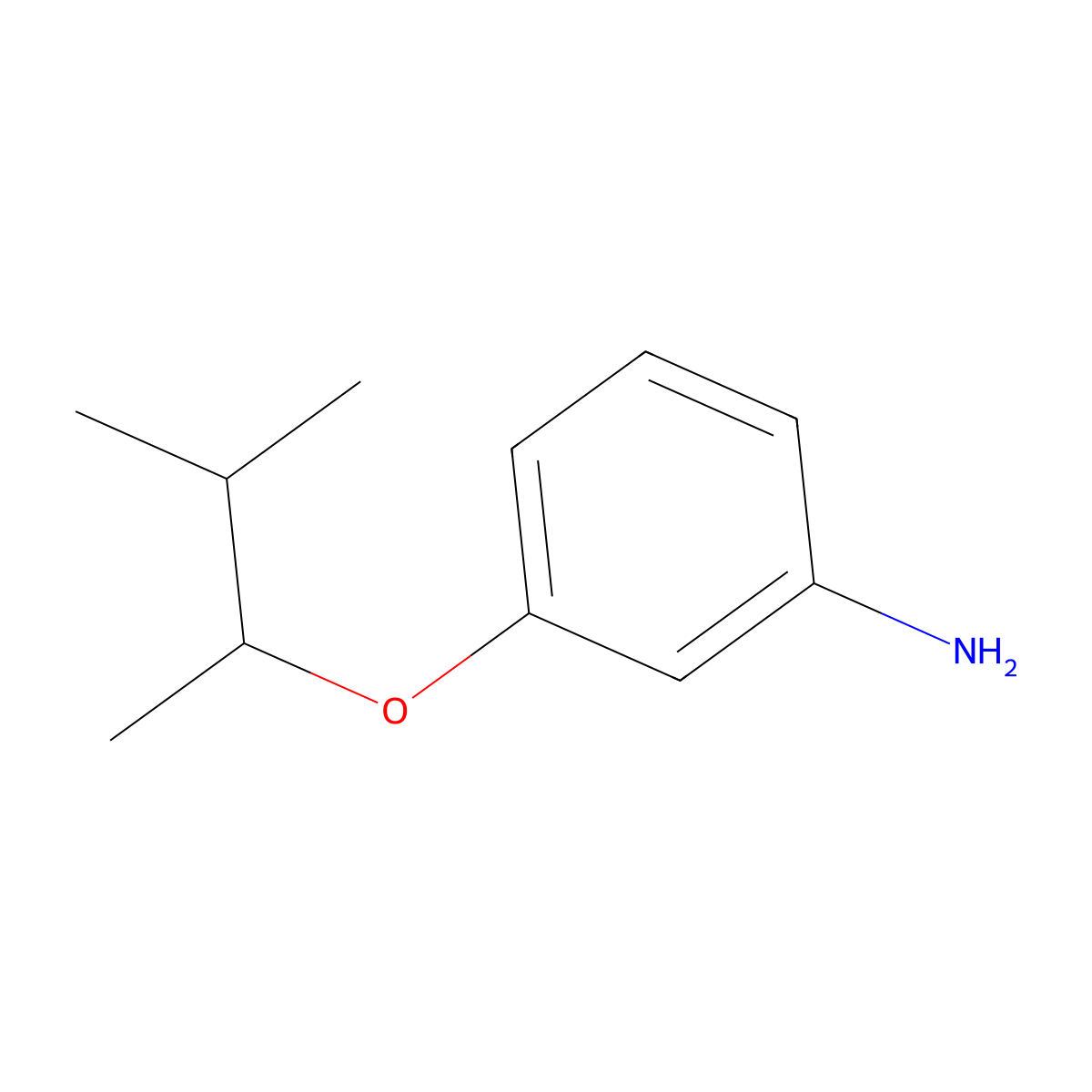 3-[(3-Methylbutan-2-yl)oxy]aniline molecular structure, CAS 1509428-93-6