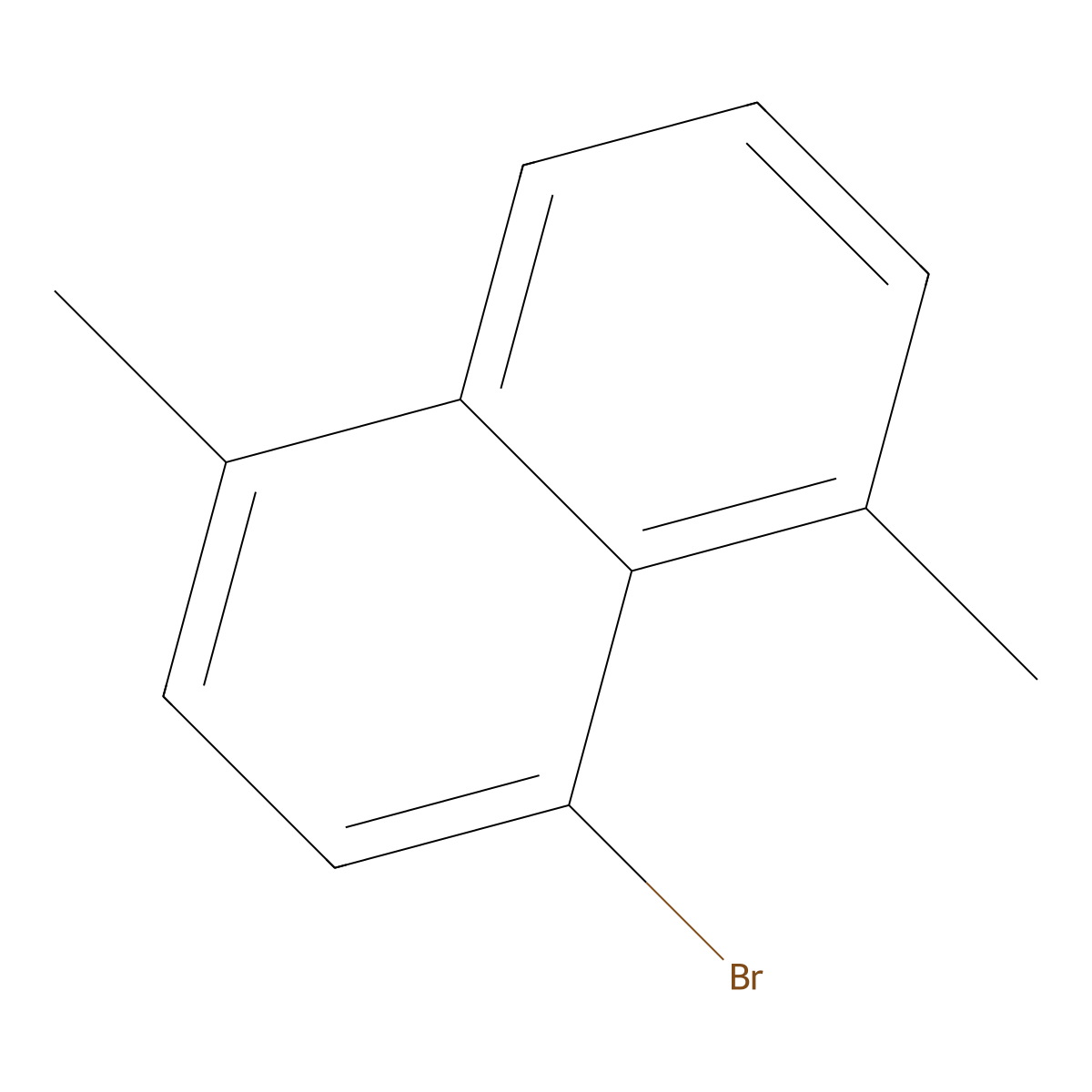 4-Bromo-1,5-dimethyl-naphthalene molecular structure, CAS 15095-54-2