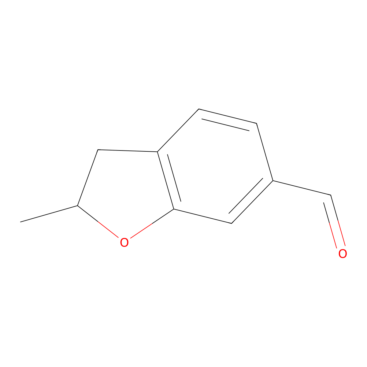 2-Methyl-2,3-dihydro-1-benzofuran-6-carbaldehyde molecular structure, CAS 1509521-67-8