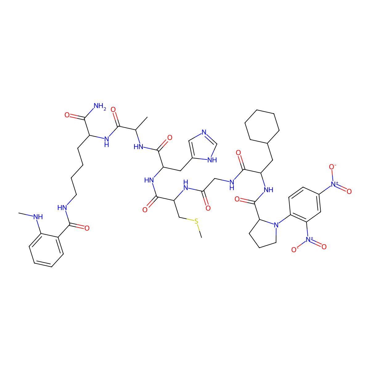 MMP-1/MMP-9 Substrate, Fluorogenic molecular structure, CAS 150956-92-6