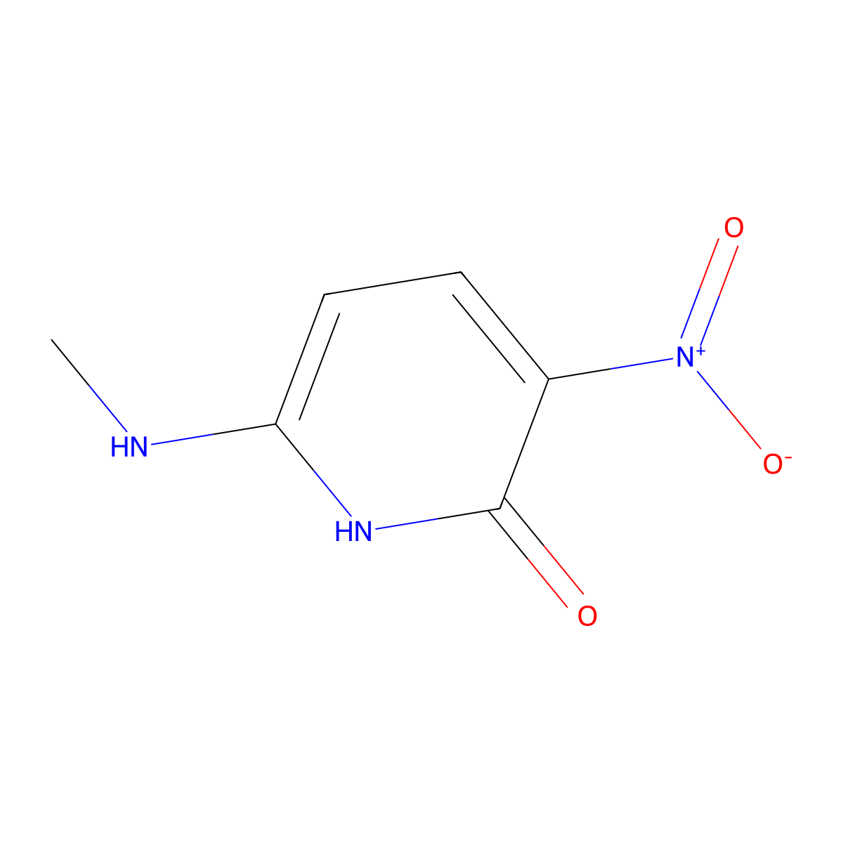 6-(Methylamino)-3-nitropyridin-2-ol molecular structure, CAS 1509661-05-5