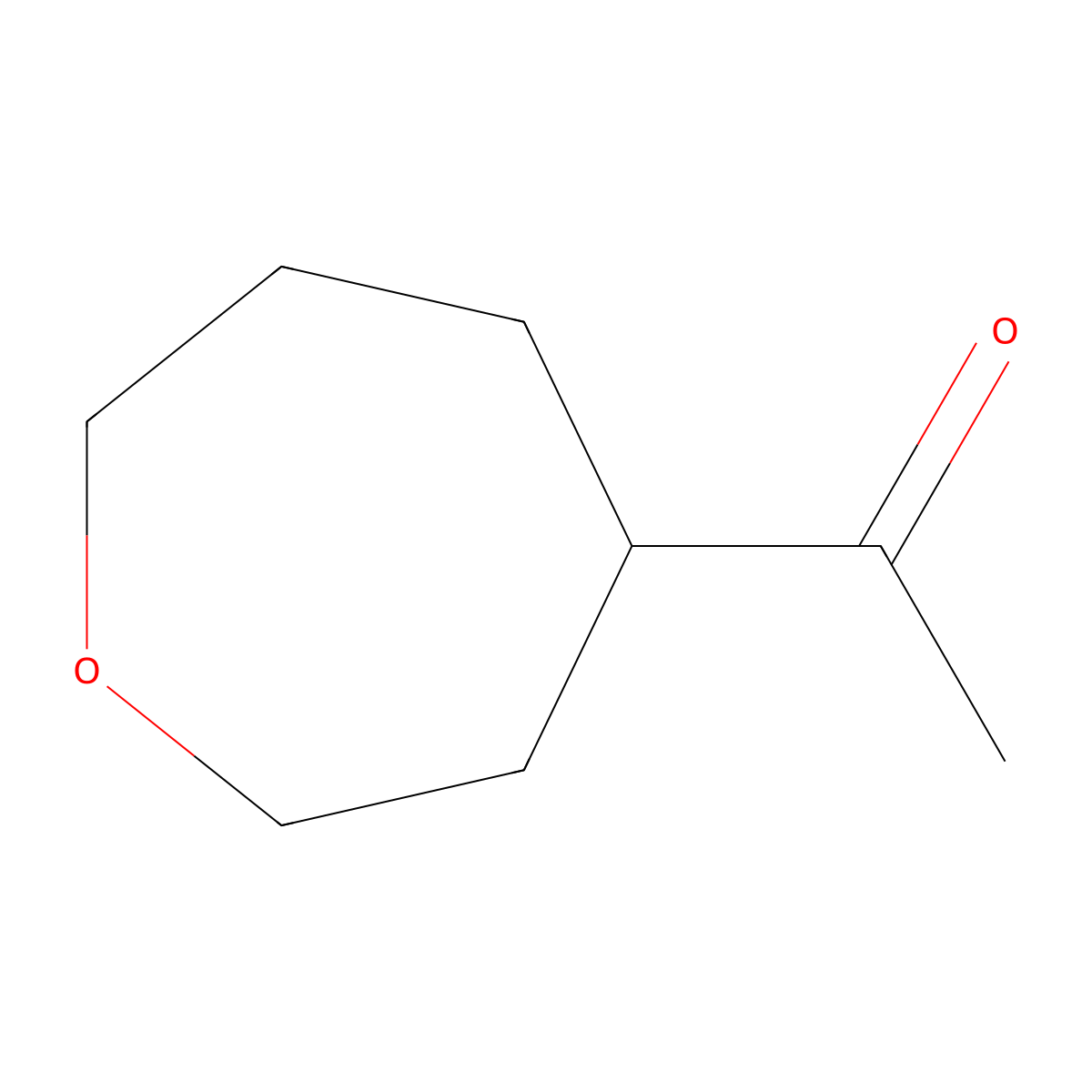 1-(Oxepan-4-yl)ethan-1-one molecular structure, CAS 1509698-42-3
