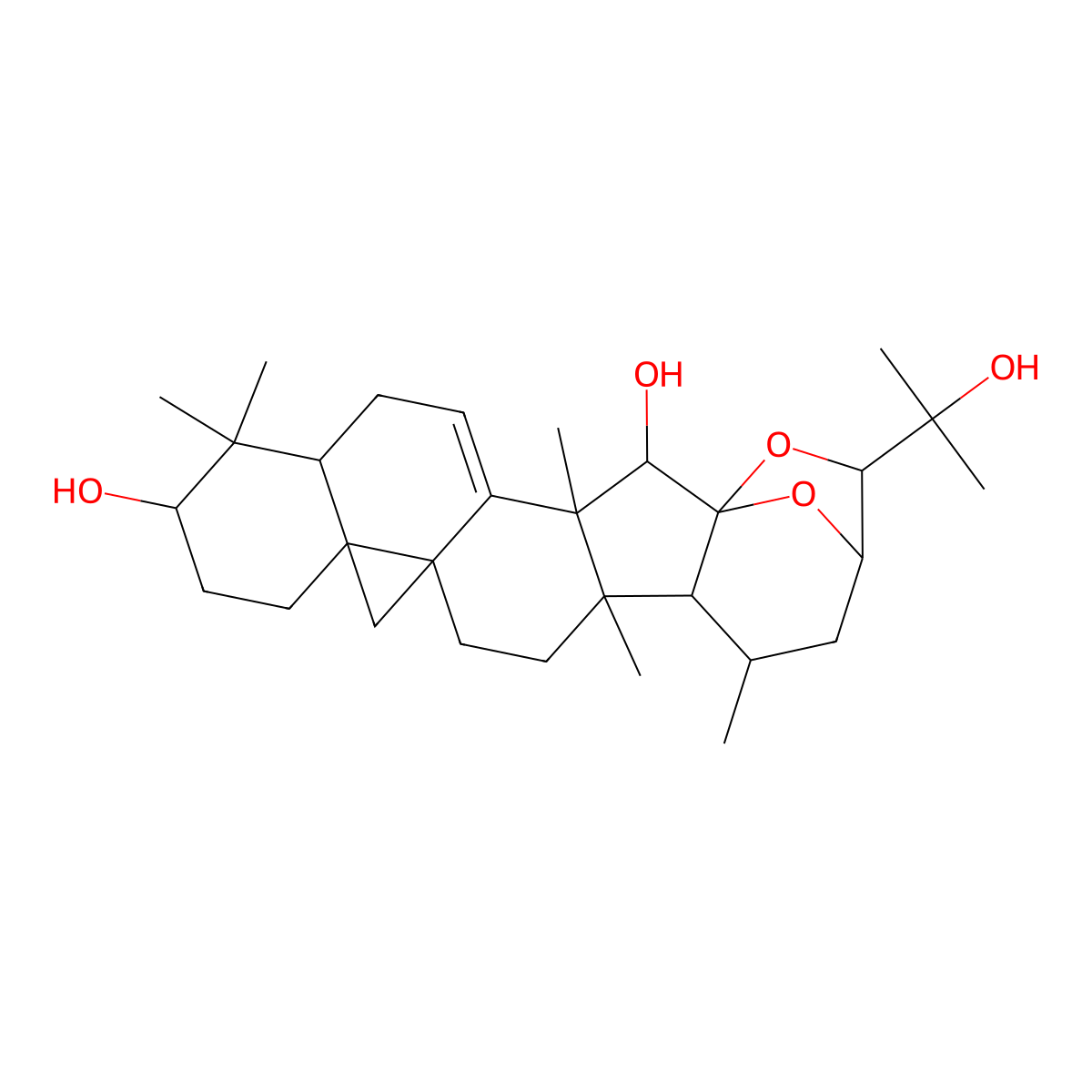 7,8-Didehydrocimigenol molecular structure, CAS 150972-72-8