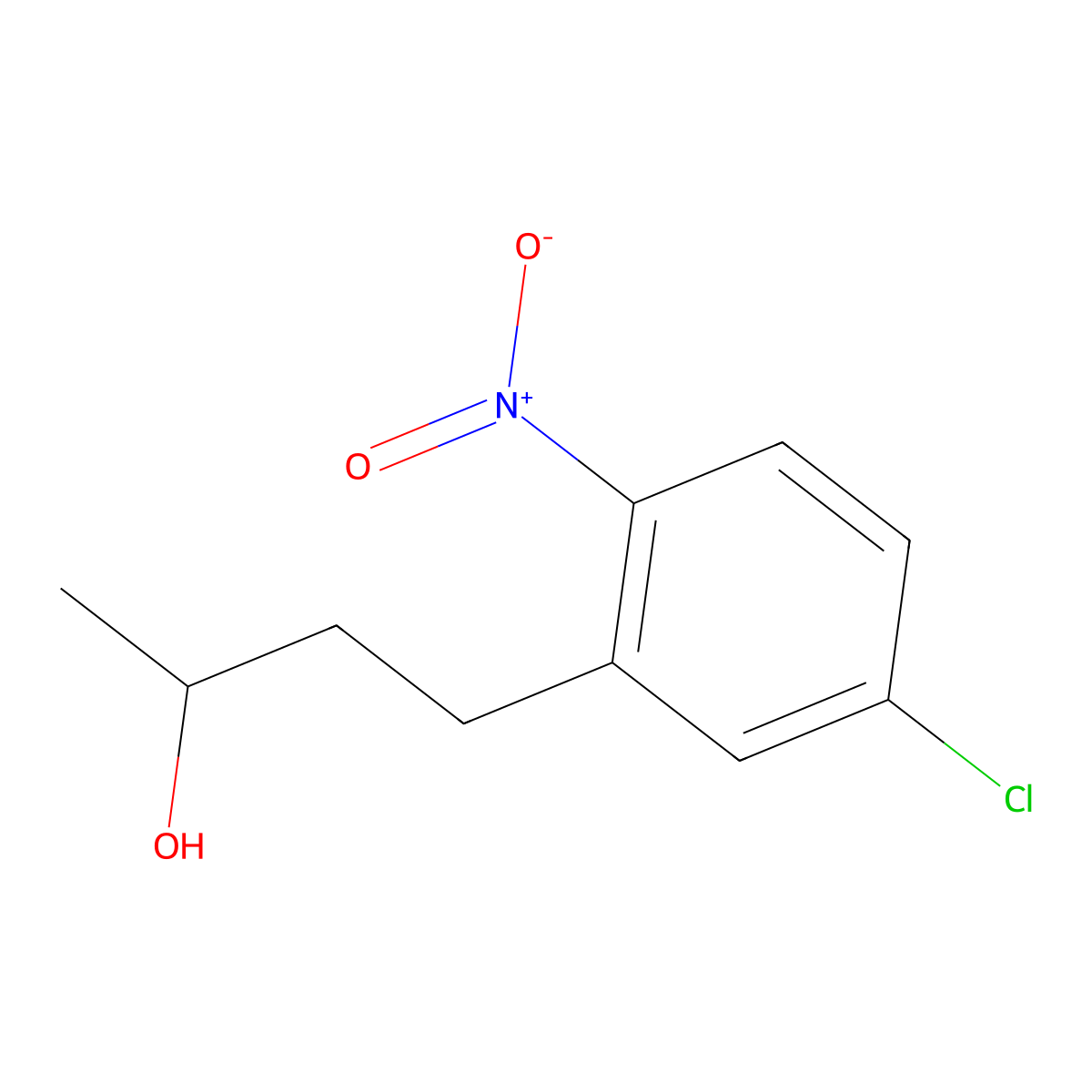 4-(5-Chloro-2-nitrophenyl)butan-2-ol molecular structure, CAS 1509748-21-3