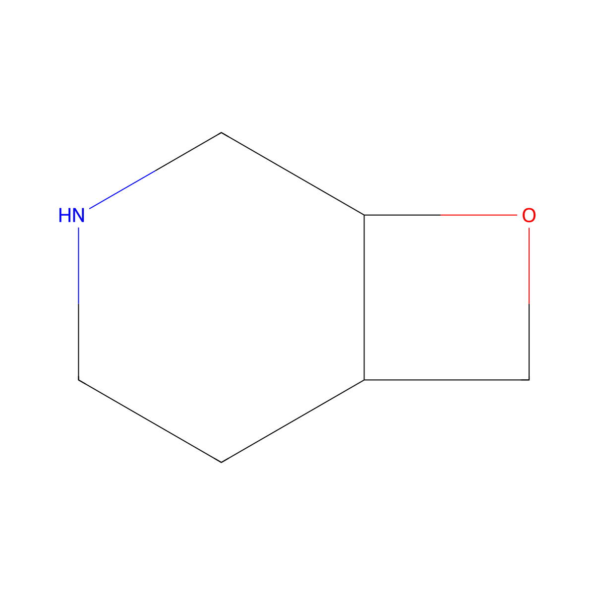8-Oxa-3-azabicyclo[4.2.0]octane molecular structure, CAS 1509857-38-8