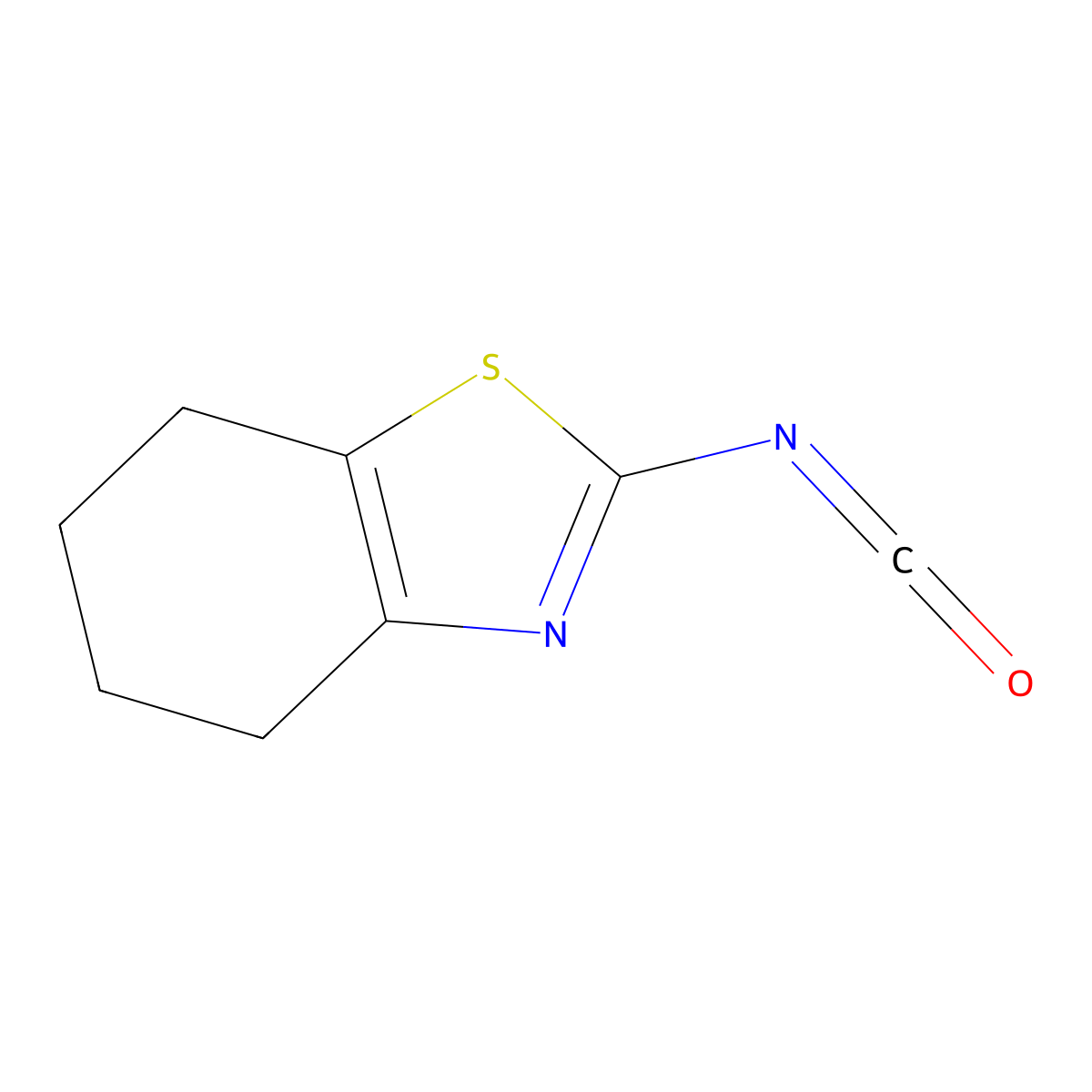 2-Isocyanato-4,5,6,7-tetrahydro-1,3-benzothiazole molecular structure, CAS 1509863-69-7
