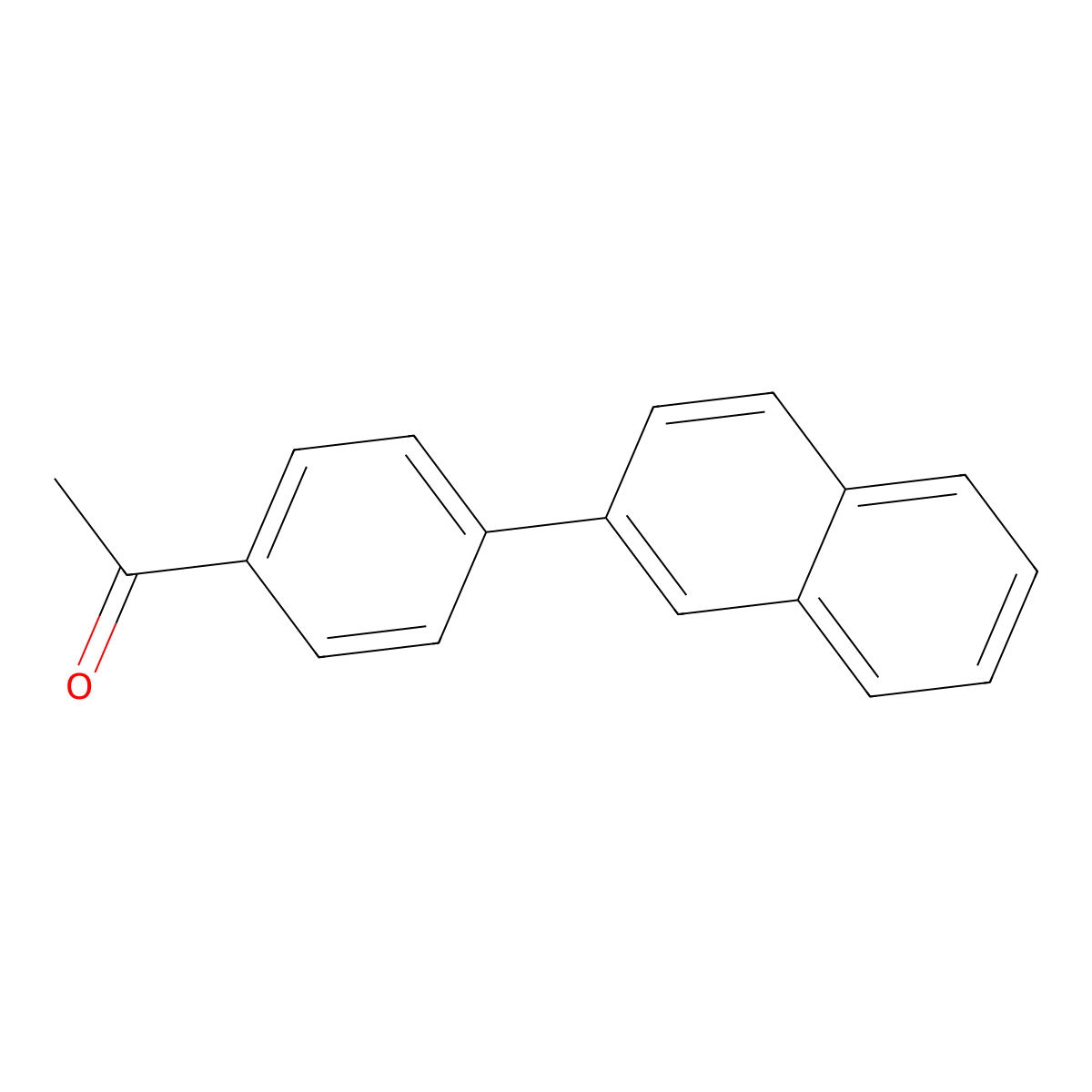 Ethanone, 1-[4-(2-naphthalenyl)phenyl]- molecular structure, CAS 150988-77-5