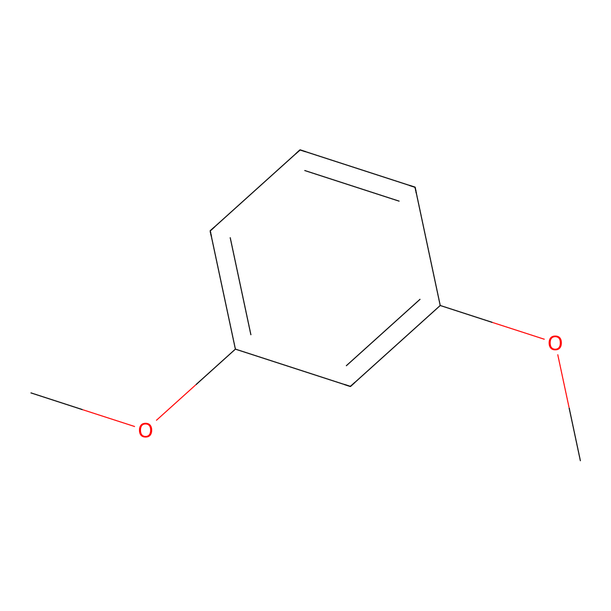 1,3-Dimethoxybenzene molecular structure, CAS 151-10-0
