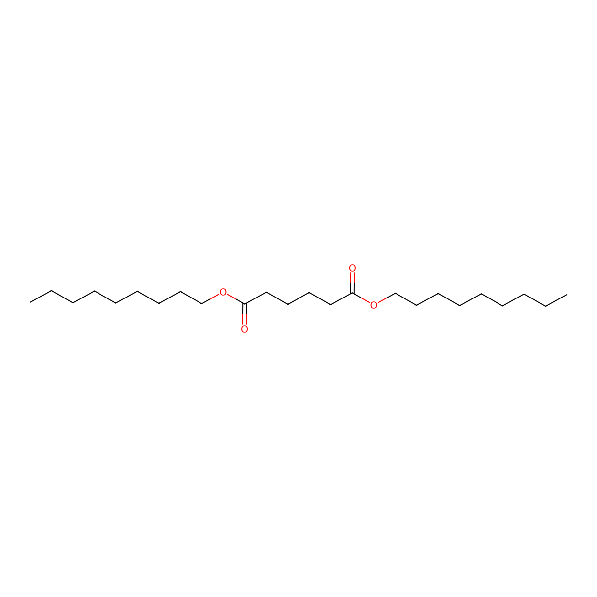 1,6-Dinonyl hexanedioate molecular structure, CAS 151-32-6