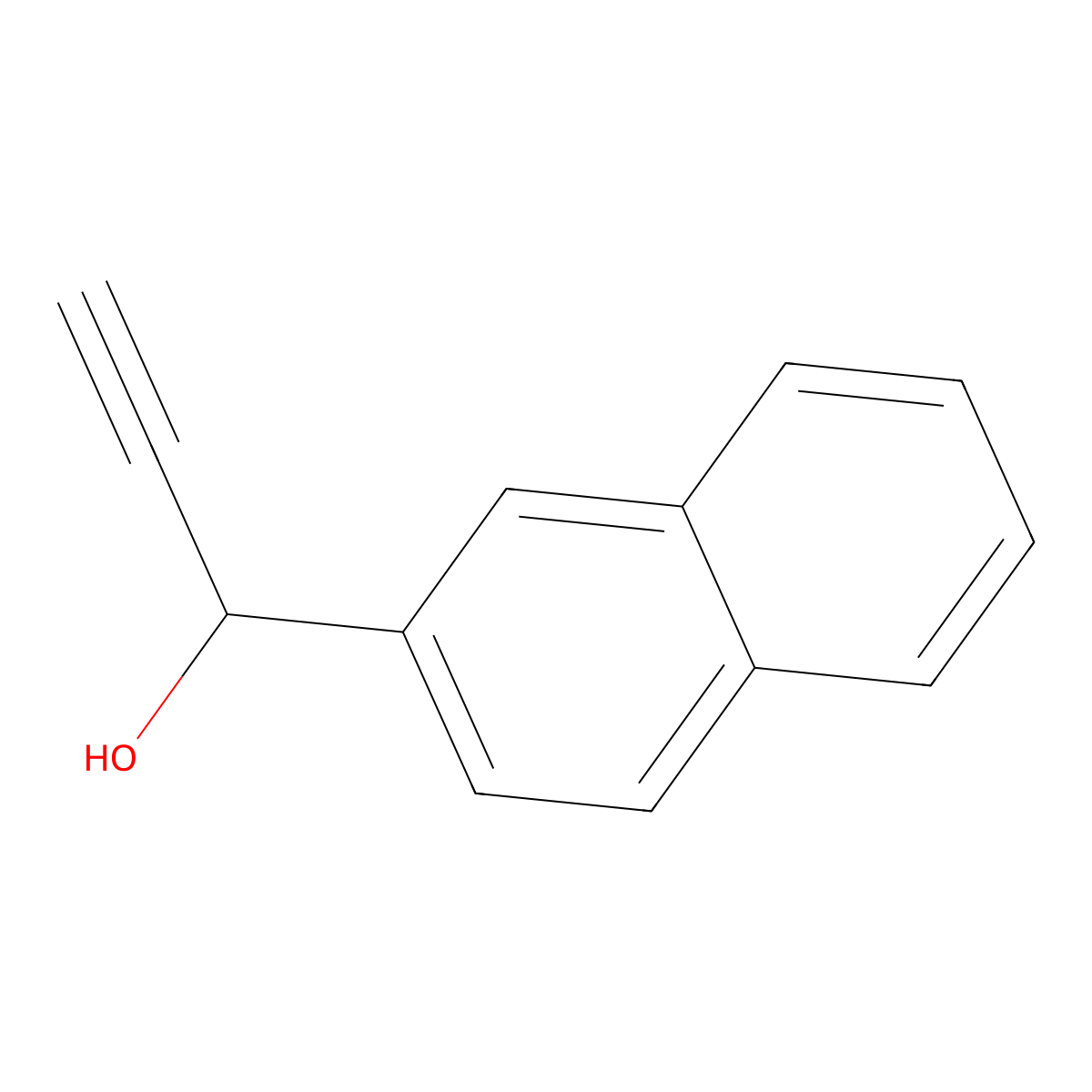 1-(2-Naphthyl)-2-propyn-1-ol molecular structure, CAS 15100-93-3