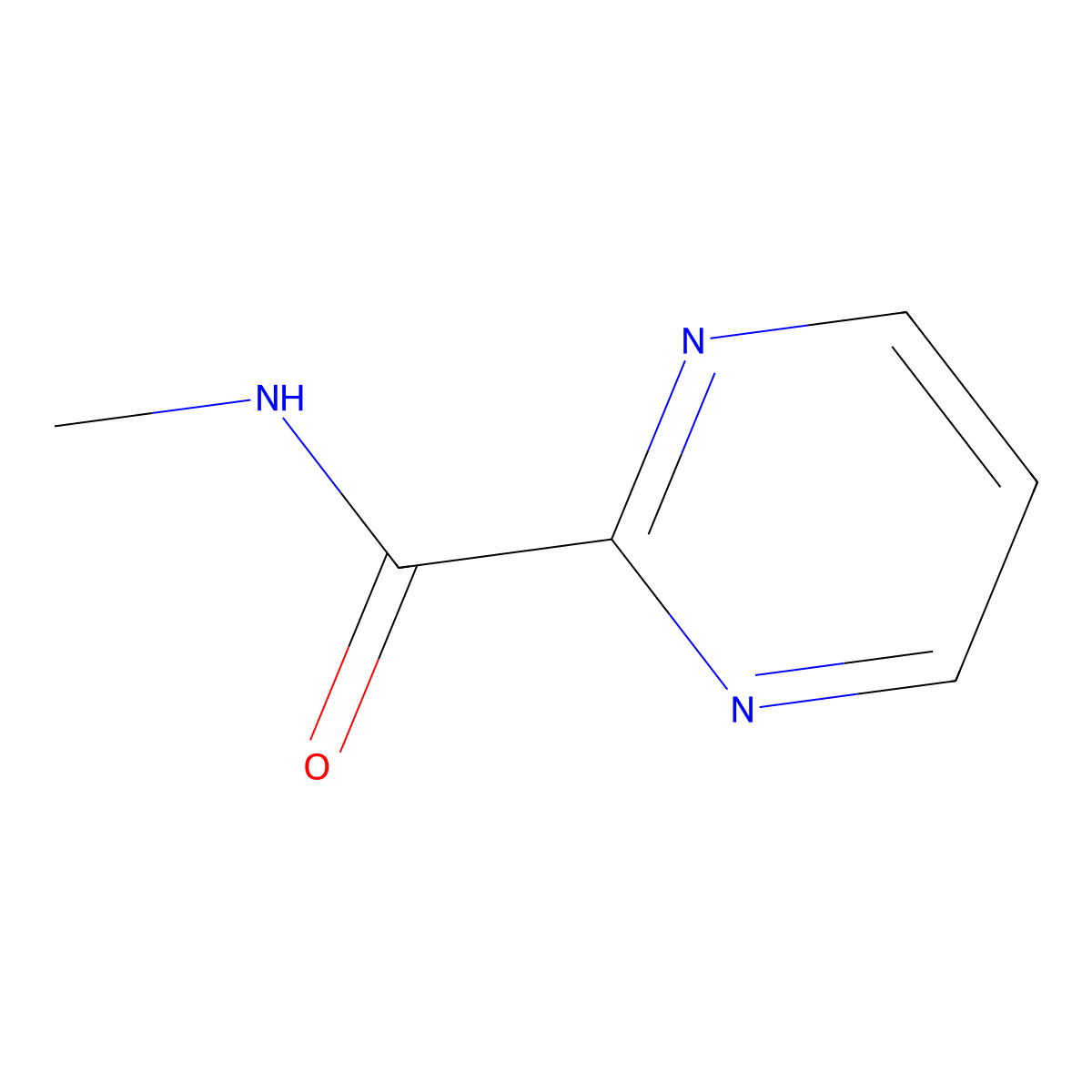 N-methylpyrimidine-2-carboxamide molecular structure, CAS 1510059-99-0