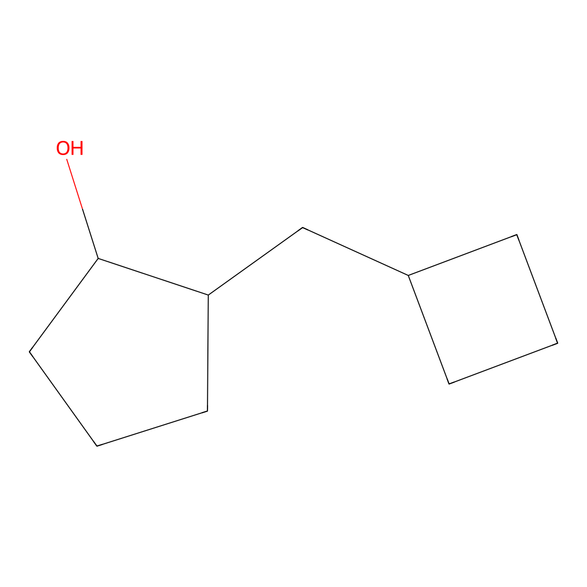 2-(Cyclobutylmethyl)cyclopentan-1-ol molecular structure, CAS 1510092-26-8