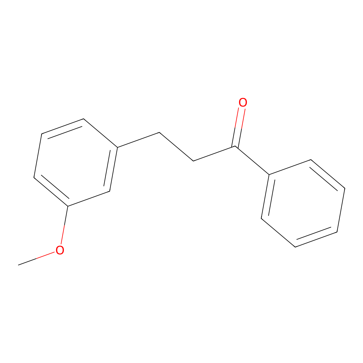 3-(3-Methoxyphenyl)-1-phenylpropan-1-one molecular structure, CAS 15101-68-5