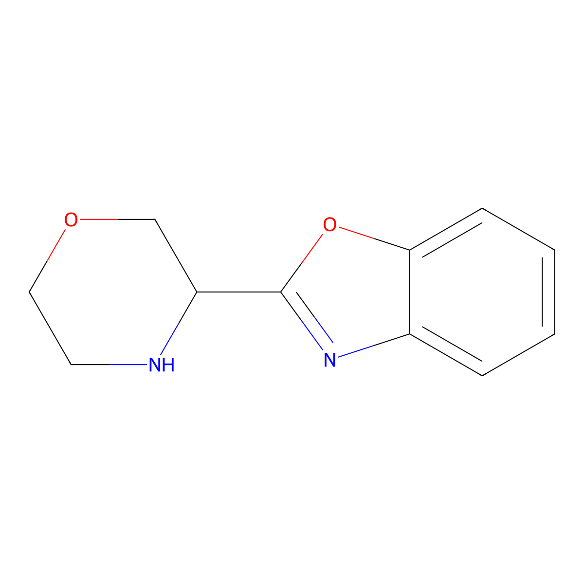 2-(Morpholin-3-yl)benzo[d]oxazole molecular structure, CAS 1510140-37-0