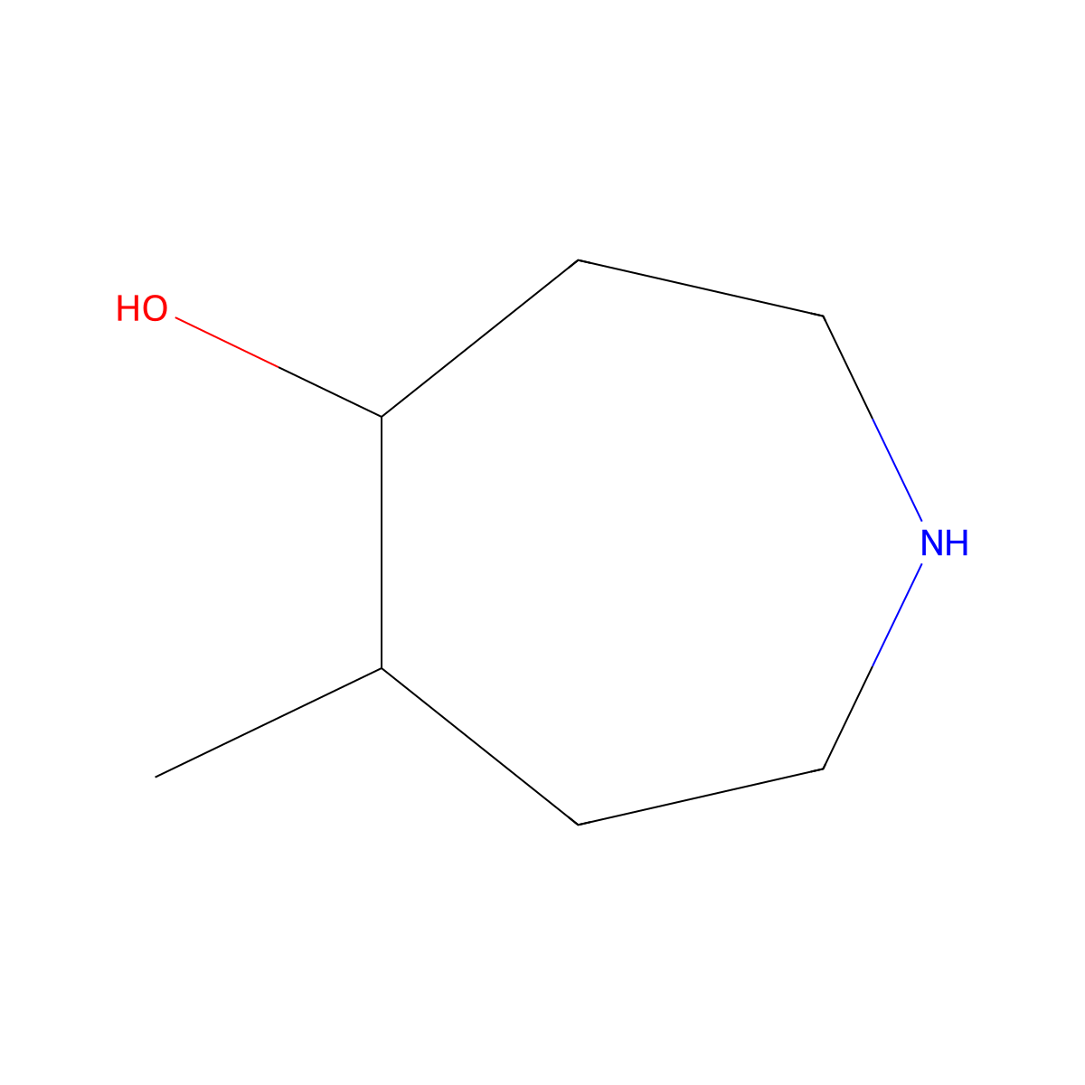 5-Methylazepan-4-ol molecular structure, CAS 1510184-99-2