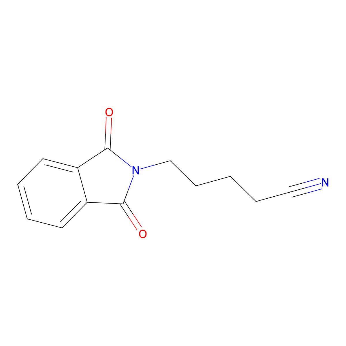 5-(1,3-dioxo-2,3-dihydro-1H-isoindol-2-yl)pentanenitrile molecular structure, CAS 15102-28-0