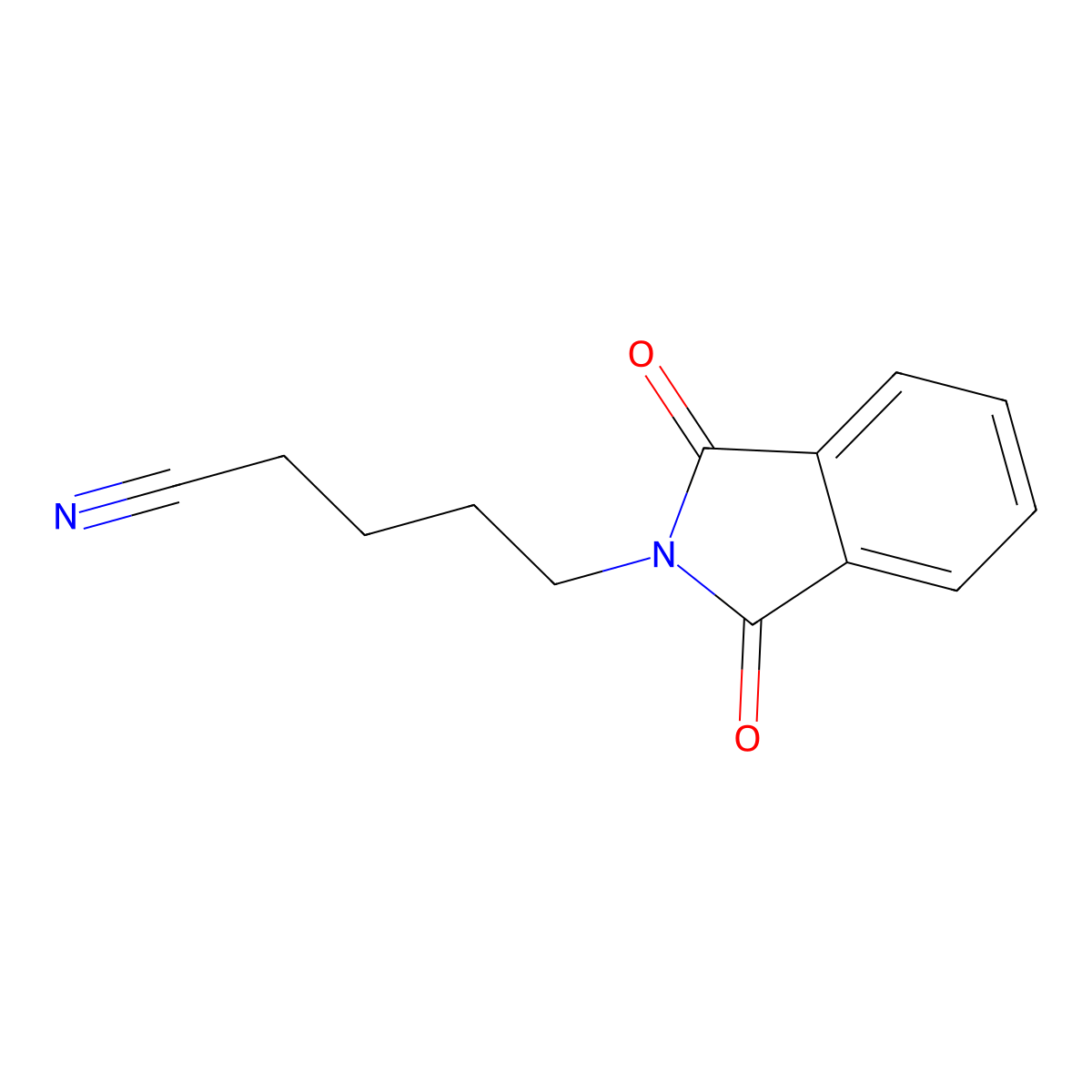5-(1,3-dioxo-2,3-dihydro-1H-isoindol-2-yl)pentanenitrile molecular structure, CAS 15102-28-0