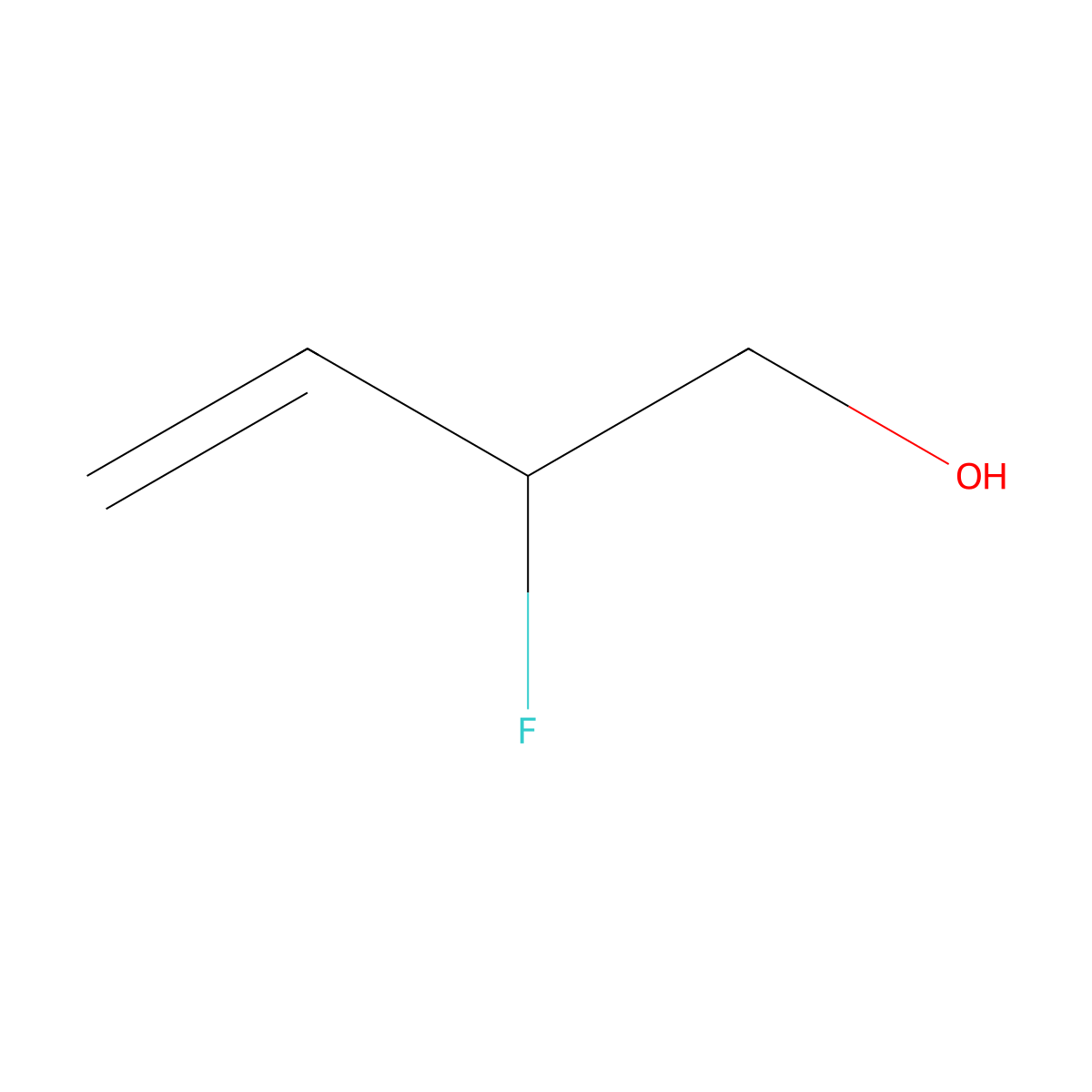 2-Fluorobut-3-en-1-ol molecular structure, CAS 151021-54-4