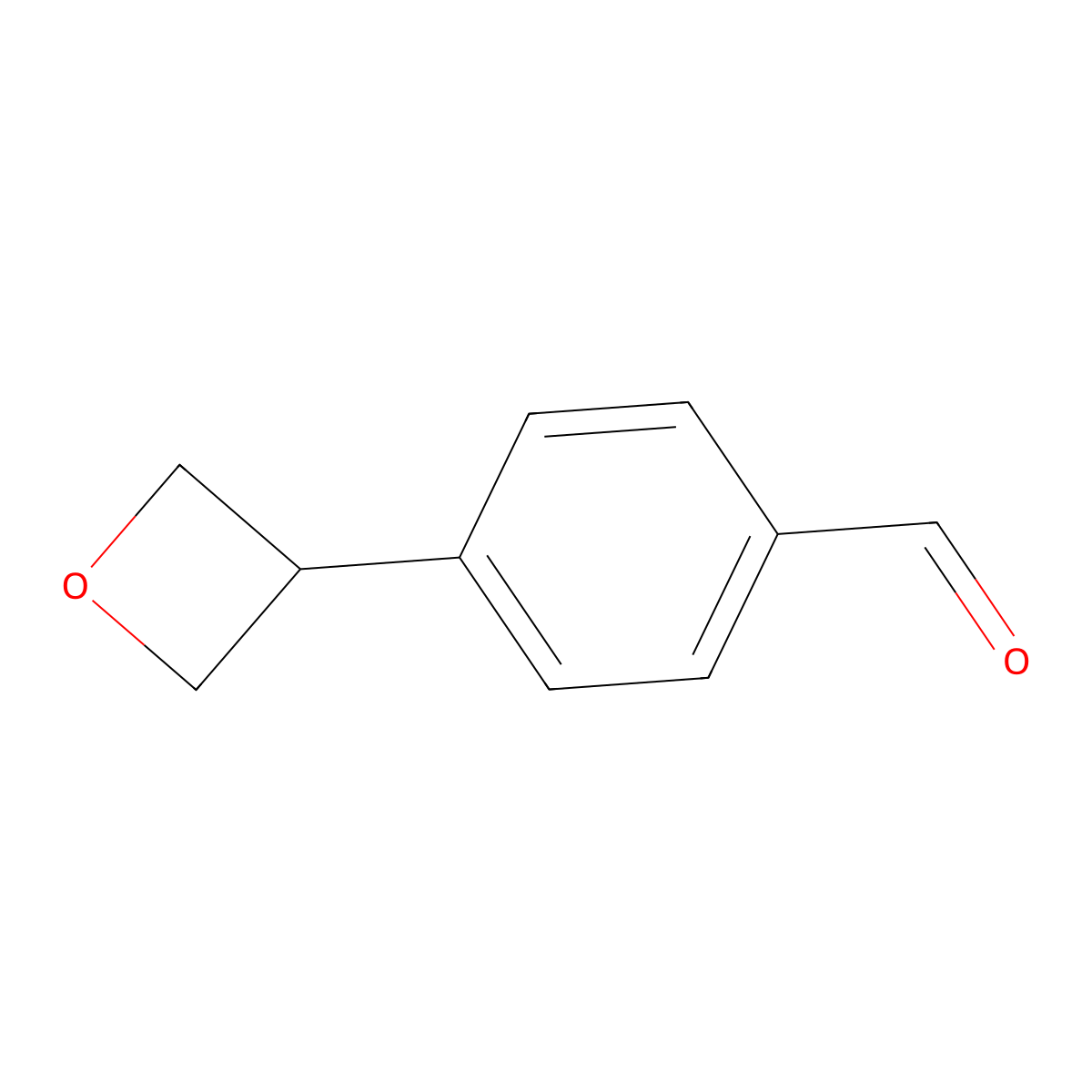 4-(3-Oxetanyl)benzaldehyde molecular structure, CAS 1510237-01-0