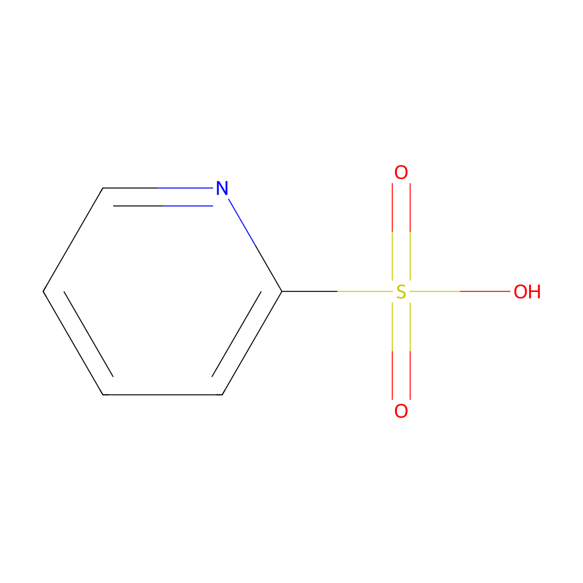 2-Pyridinesulfonic acid molecular structure, CAS 15103-48-7