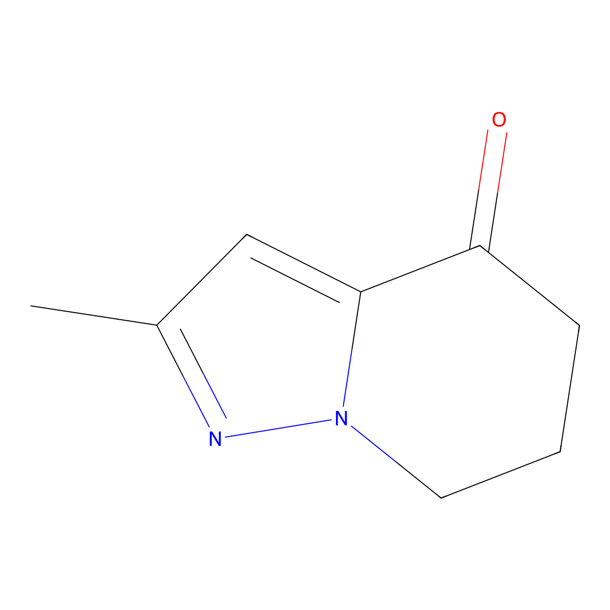 2-Methyl-4H,5H,6H,7H-pyrazolo[1,5-a]pyridin-4-one molecular structure, CAS 1510352-72-3