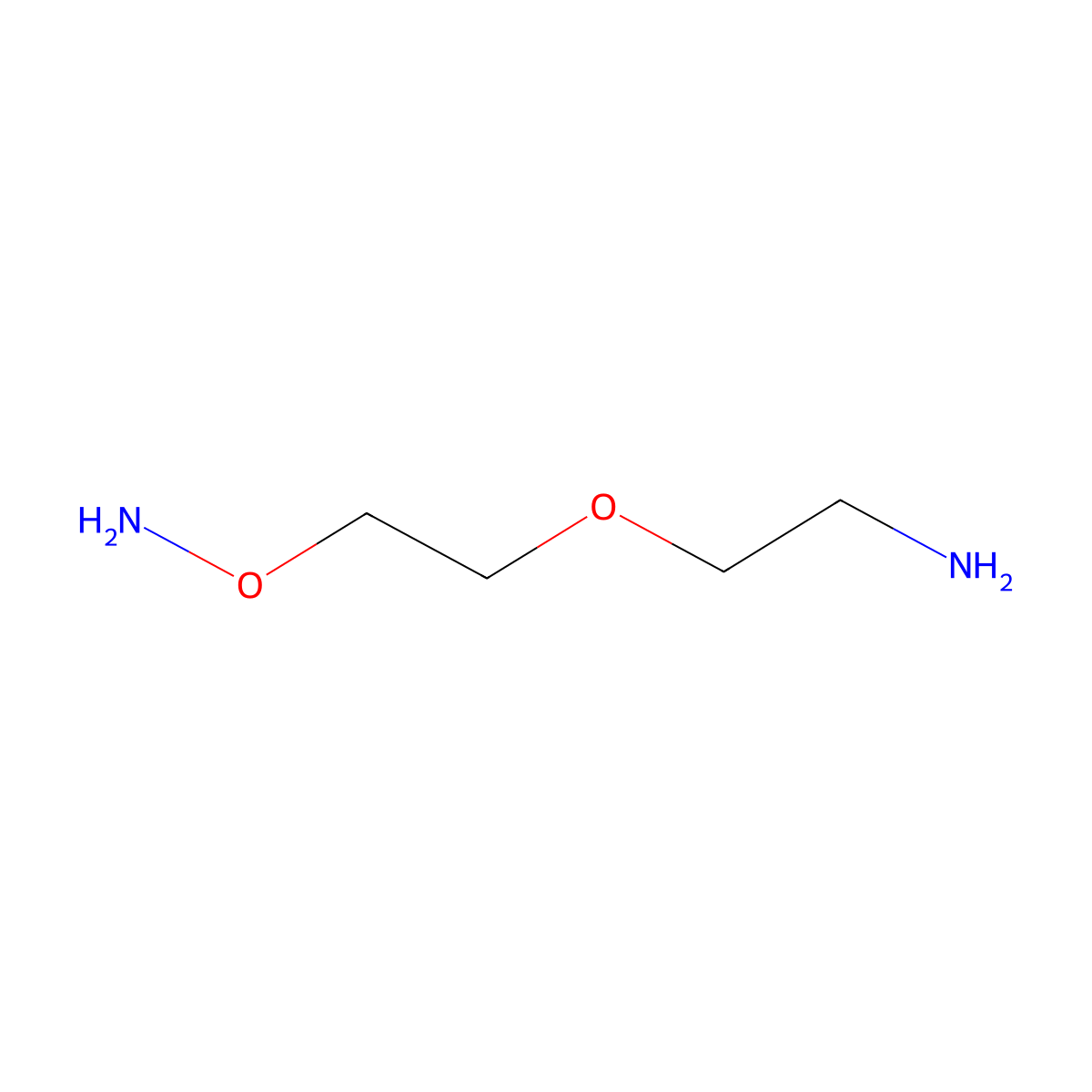 Aminooxy-PEG1-amine HCl salt molecular structure, CAS 1510385-08-6