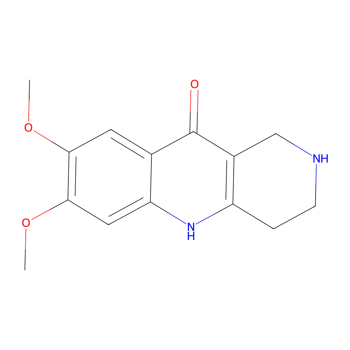 7,8-dimethoxy-1H,2H,3H,4H,5H,10H-benzo[b]1,6-naphthyridin-10-one molecular structure, CAS 1510545-50-2