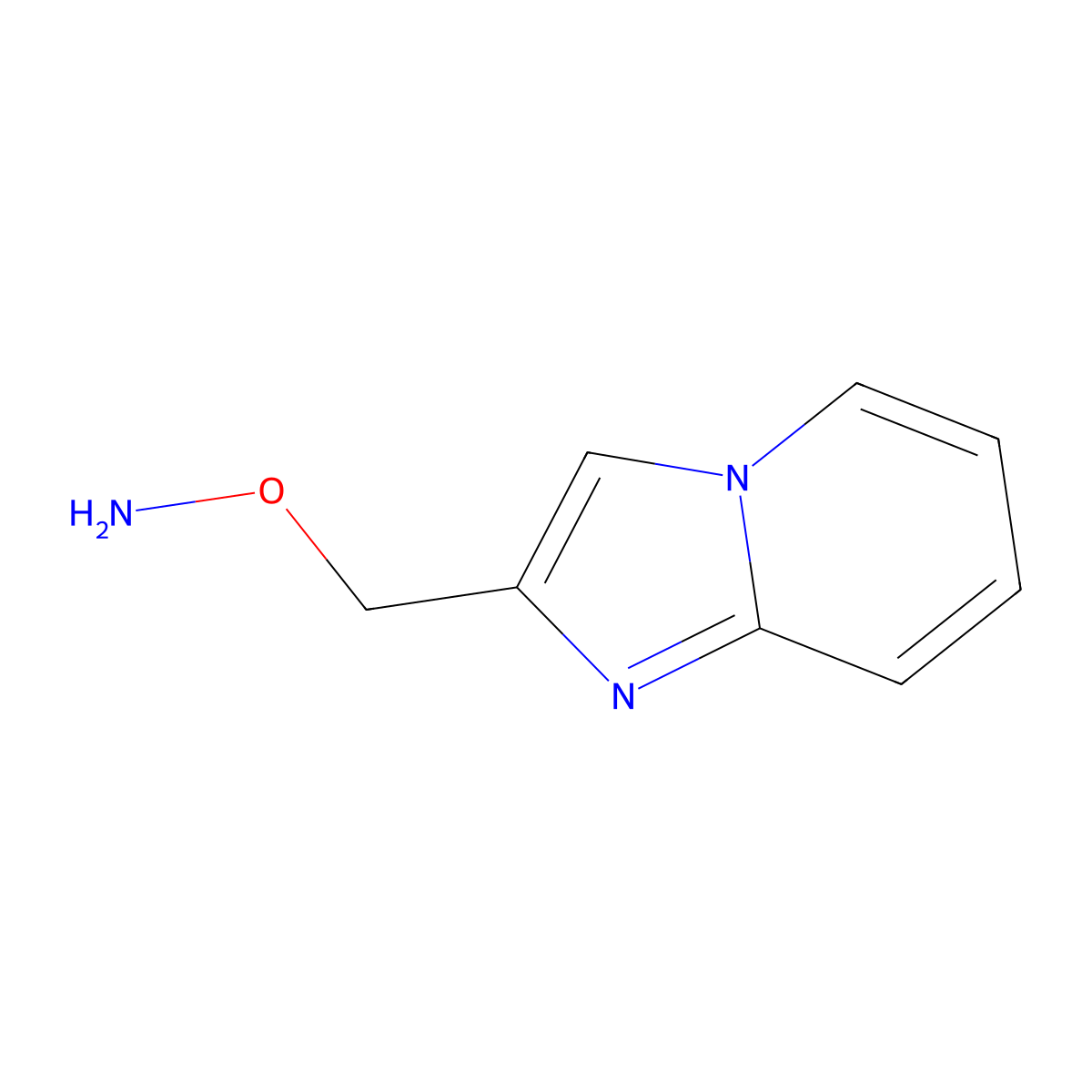 O-(Imidazo[1,2-a]pyridin-2-ylmethyl)hydroxylamine molecular structure, CAS 1510592-05-8