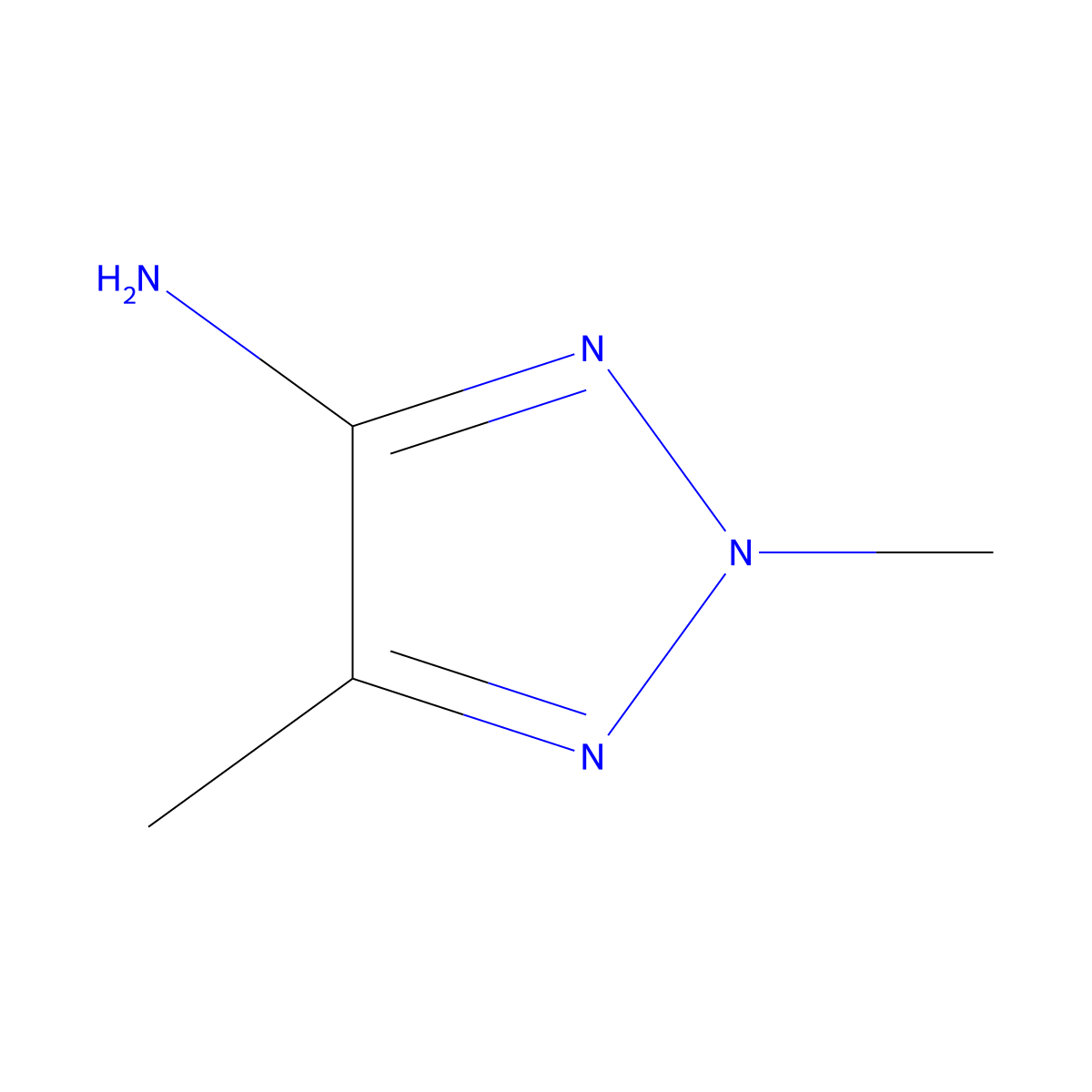 2,5-Dimethyl-2H-1,2,3-triazol-4-amine molecular structure, CAS 1510635-47-8