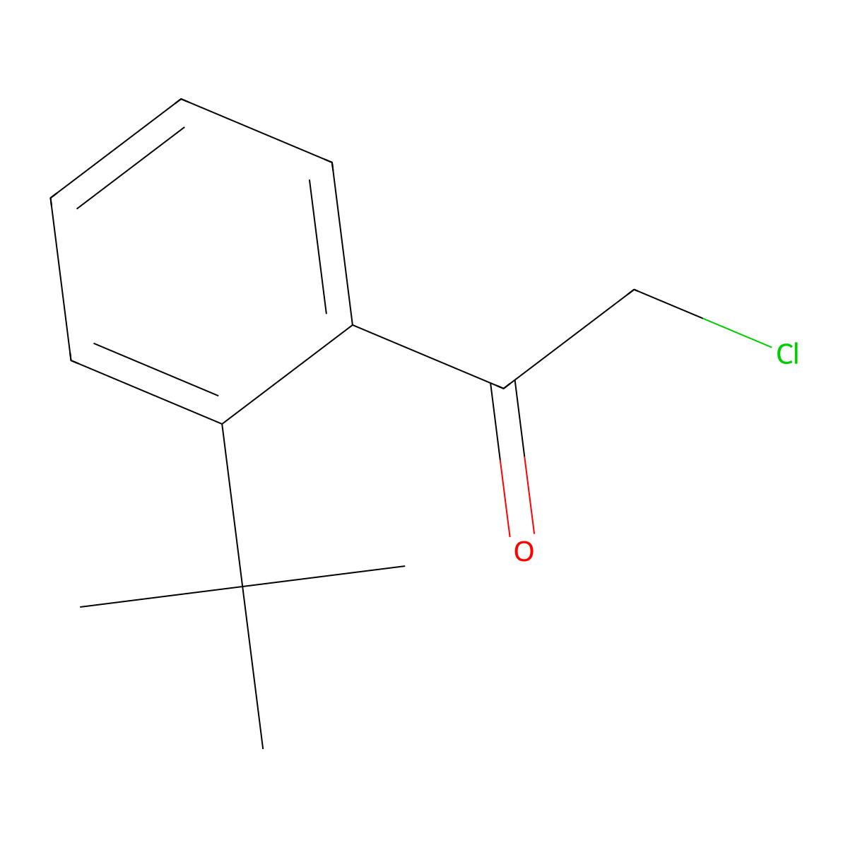 1-(2-Tert-butylphenyl)-2-chloroethan-1-one molecular structure, CAS 1510652-99-9