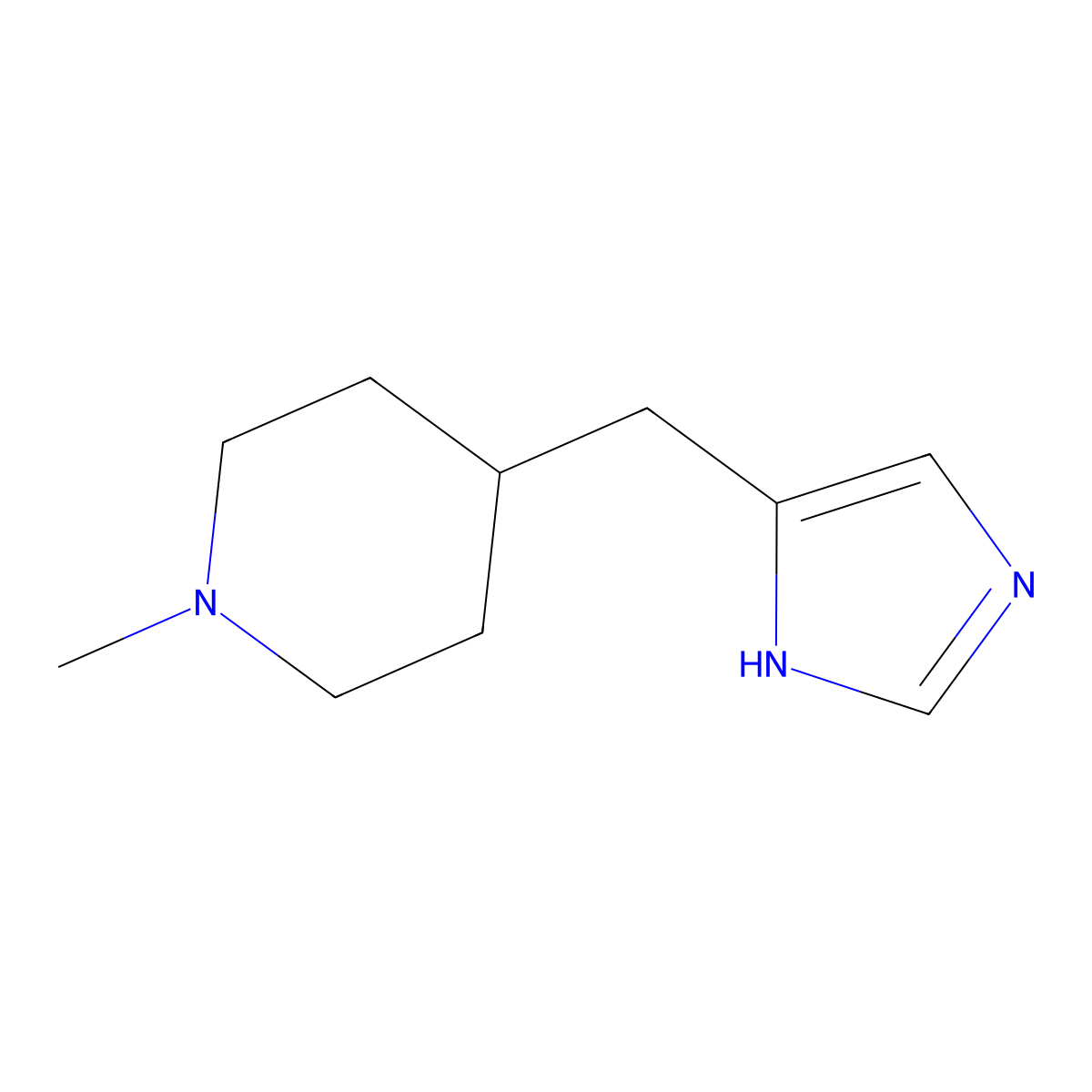 Methimepip molecular structure, CAS 151070-80-3