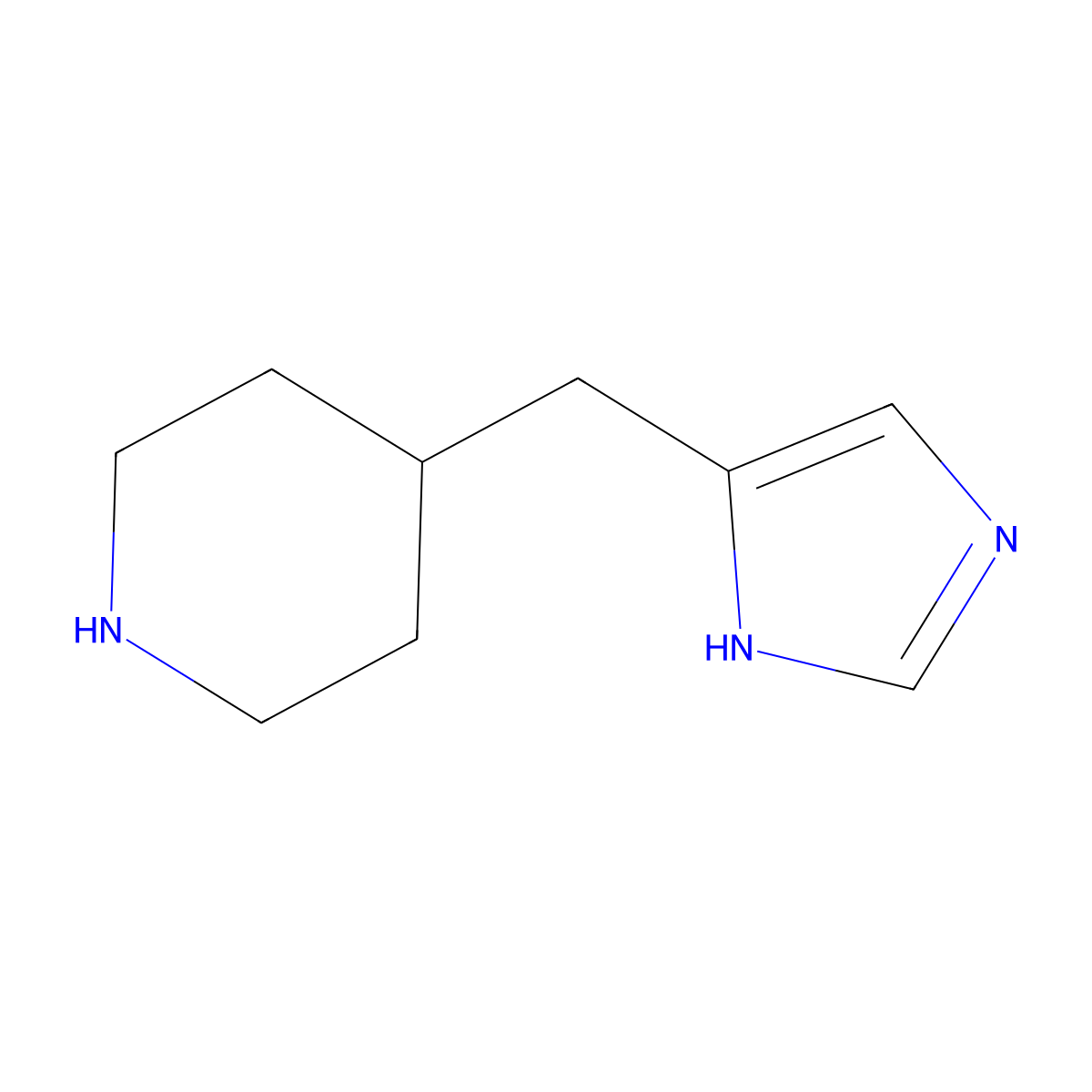 Immepip molecular structure, CAS 151070-83-6