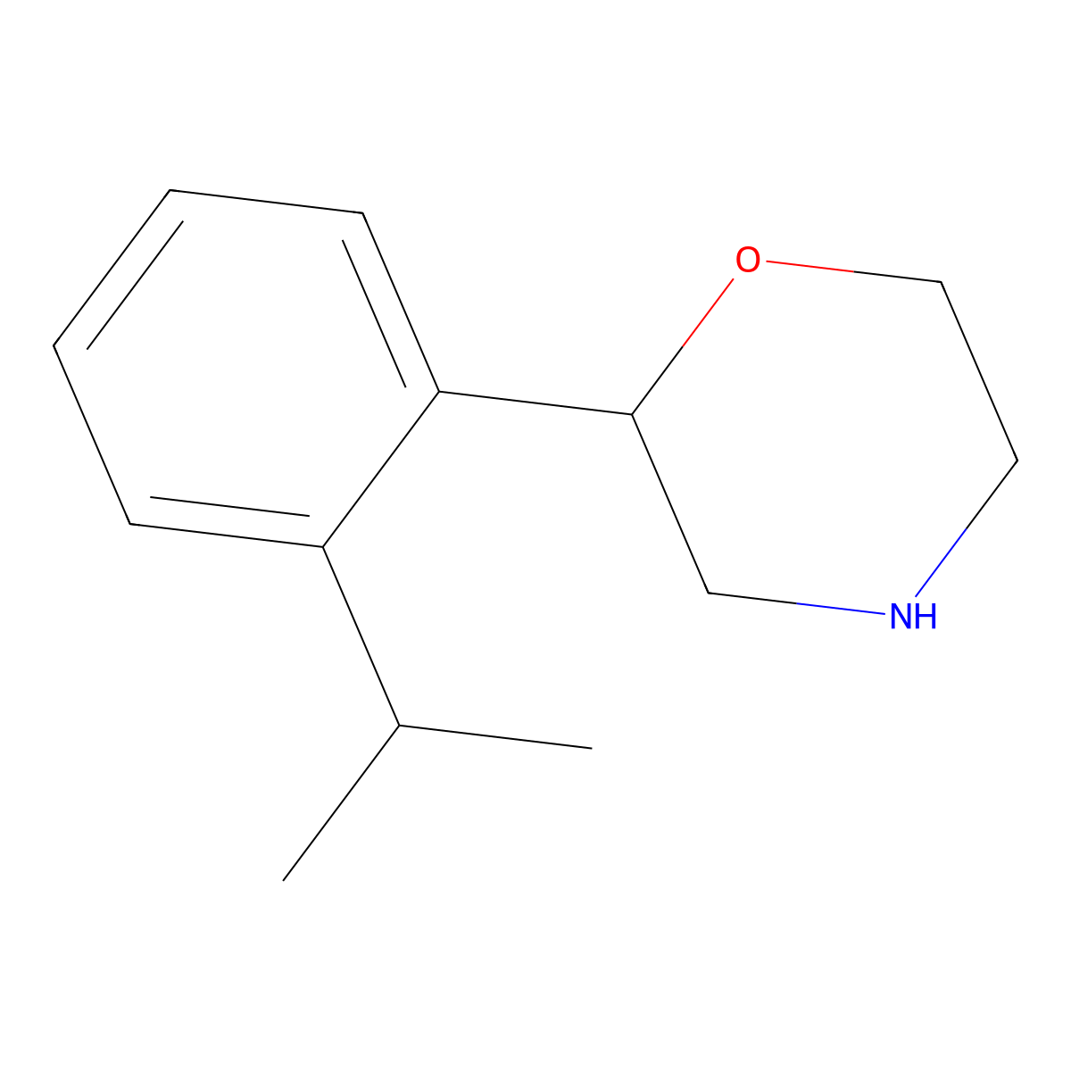 2-[2-(Propan-2-yl)phenyl]morpholine molecular structure, CAS 1510773-67-7