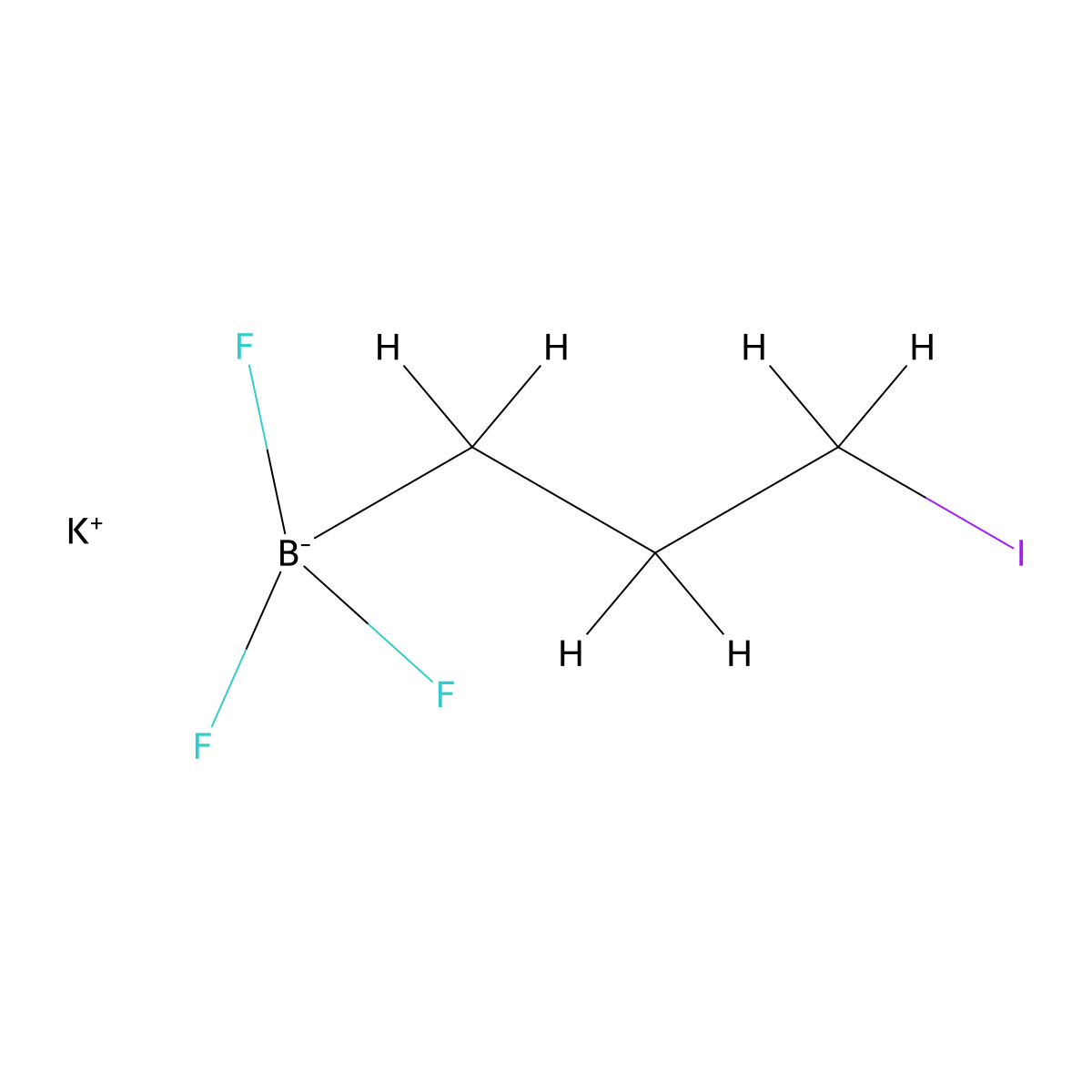 Potassium trifluoro(3-iodopropyl)boranuide molecular structure, CAS 1510778-88-7