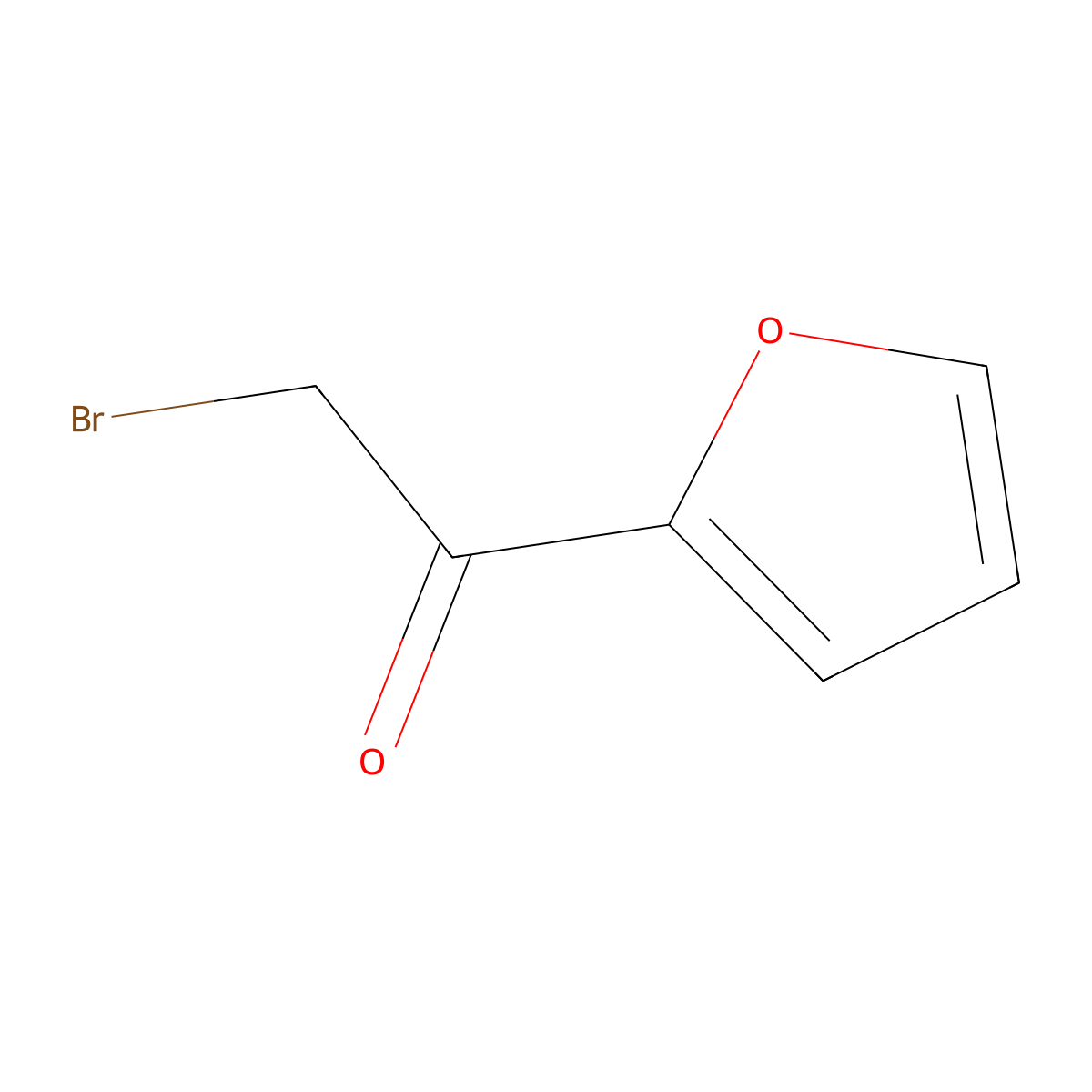 2-Bromo-1-(furan-2-yl)ethan-1-one molecular structure, CAS 15109-94-1