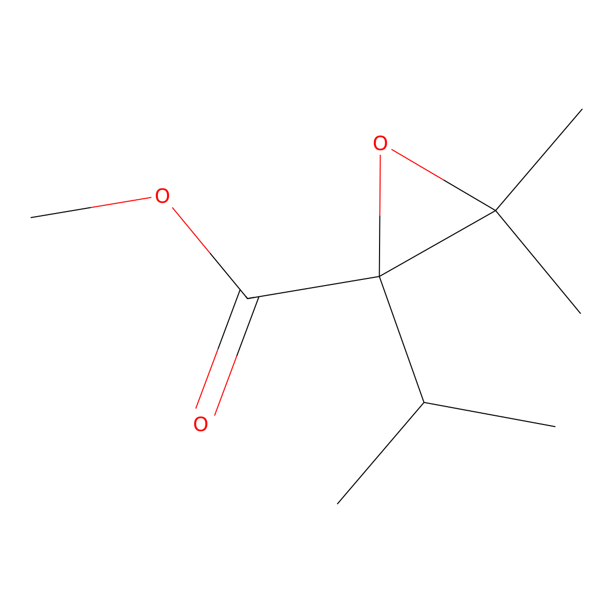 Methyl 3,3-dimethyl-2-(propan-2-YL)oxirane-2-carboxylate molecular structure, CAS 1510934-60-7